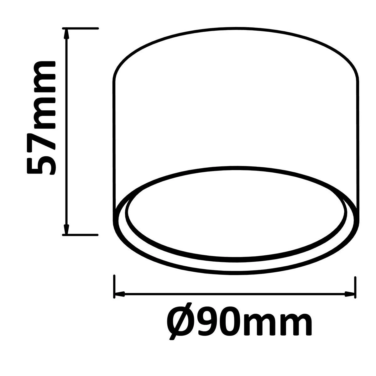 Oprawa natynkowa Kendal czarna IP54 LED CCT Oprawa natynkowa Kendal czarna IP54 LED CCT