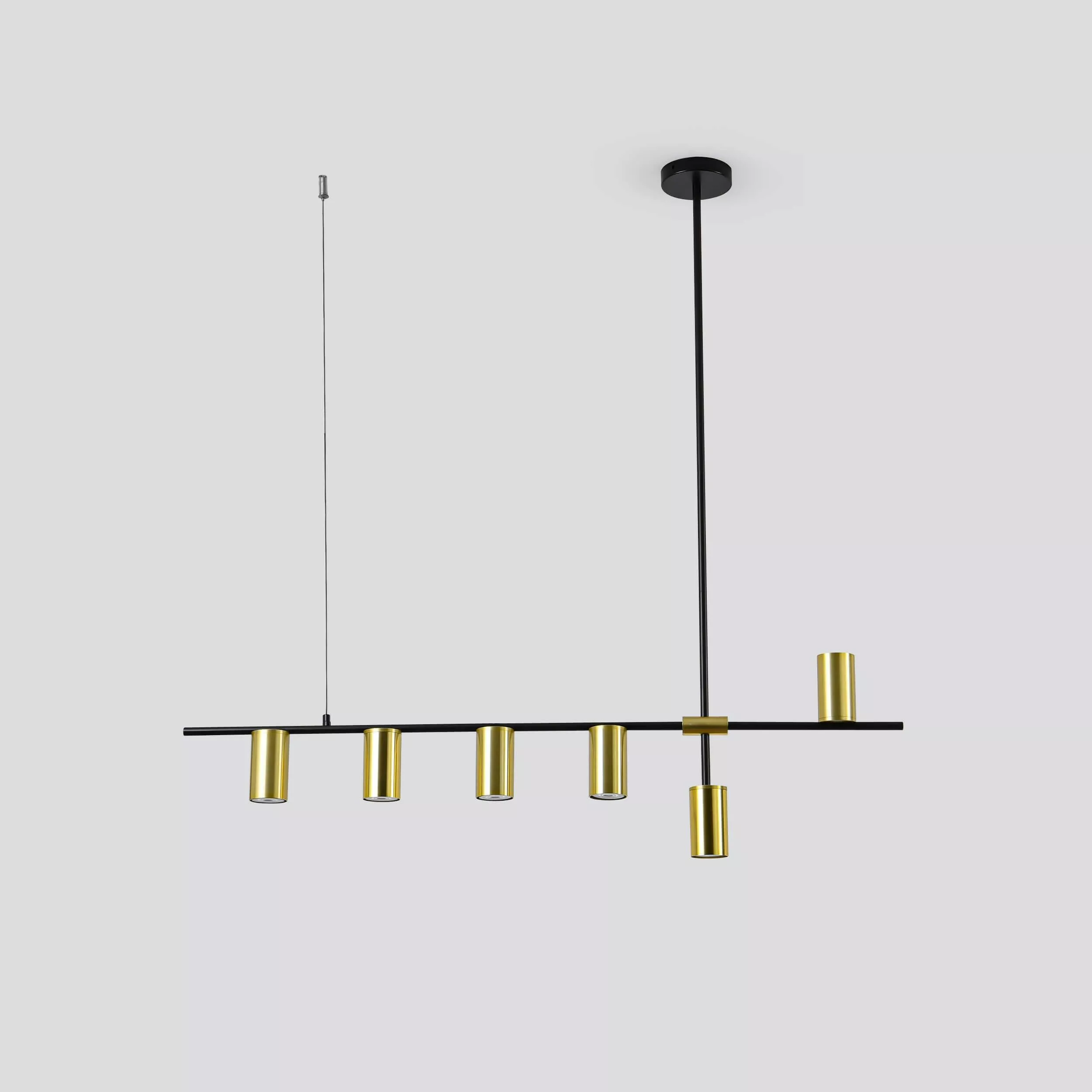 Lampa wisząca Arizona czarno - złota 6xGU10 Lampa wisząca Arizona czarno - złota 6xGU10