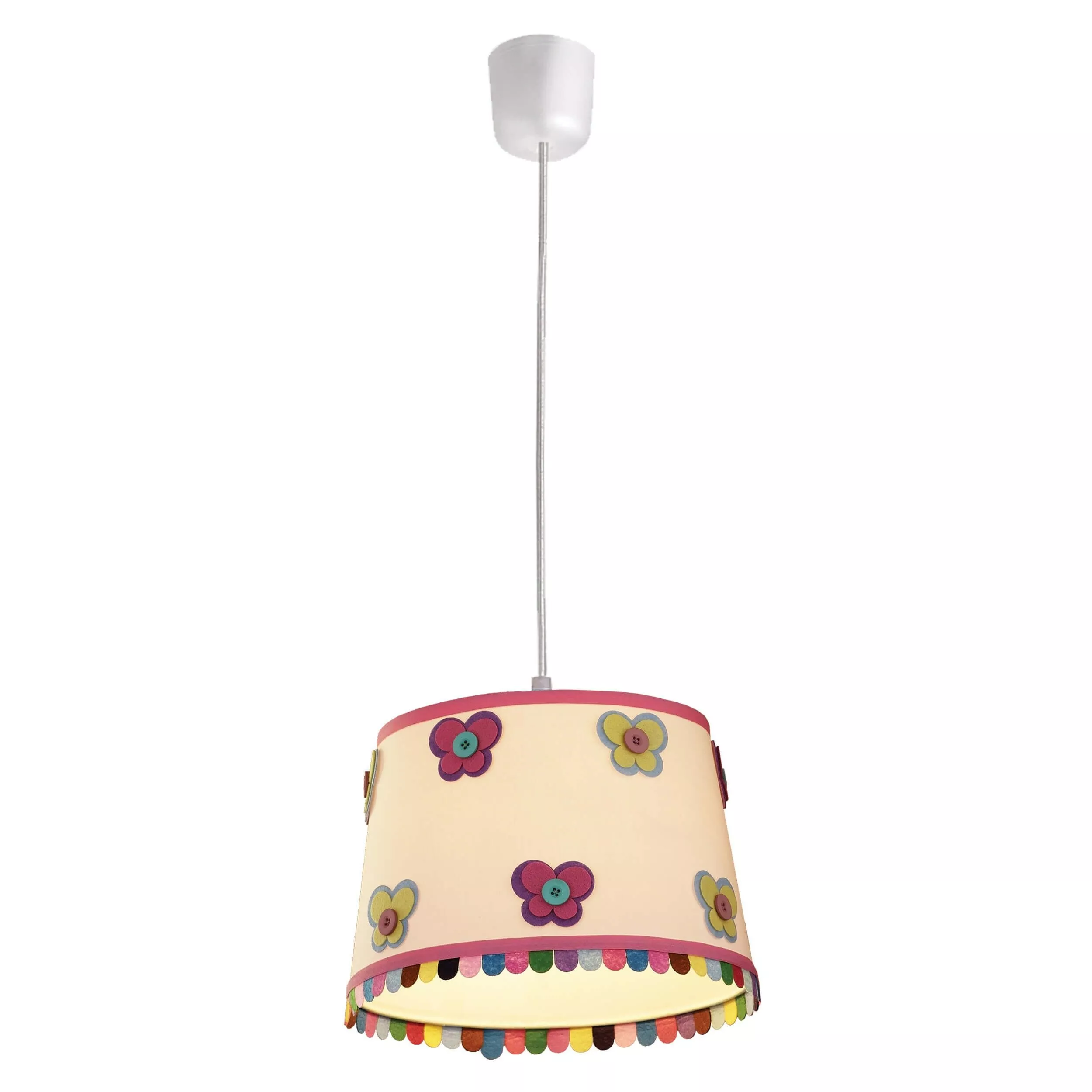 Lampa wisząca Butterfly wielokolorowa 1xE27