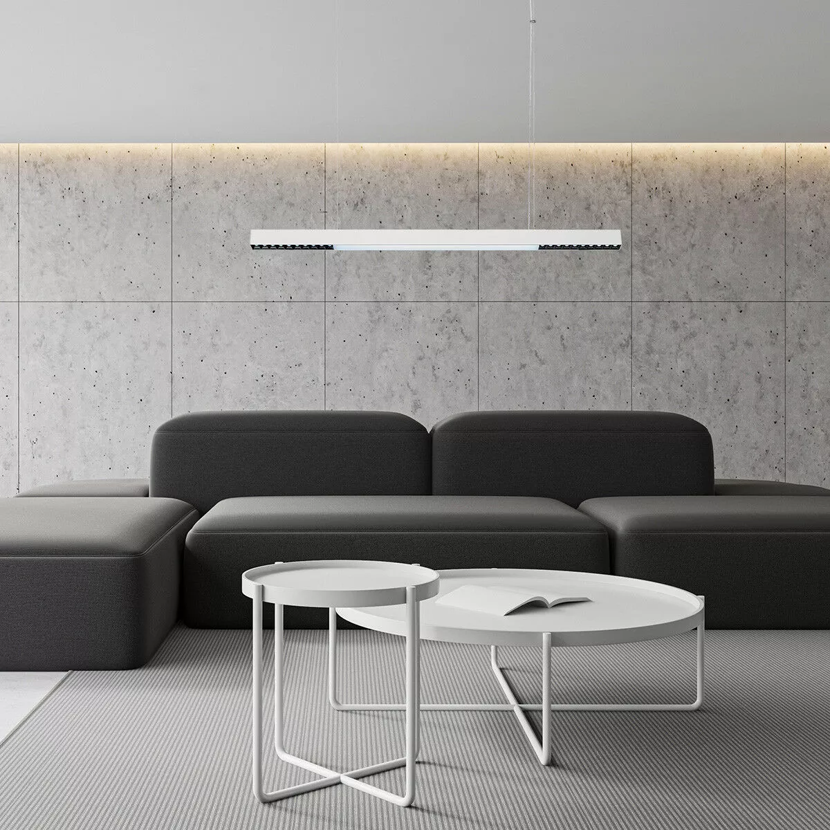 Lampa wisząca Cali L biała Tuya LED CCT Lampa wisząca Cali L biała Tuya LED CCT