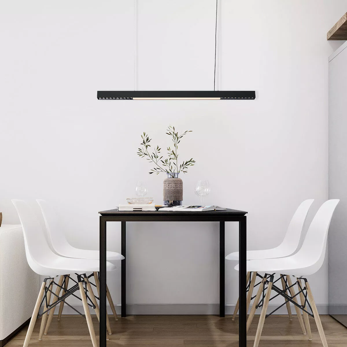 Lampa wisząca Cali L czarna Tuya LED CCT Lampa wisząca Cali L czarna Tuya LED CCT
