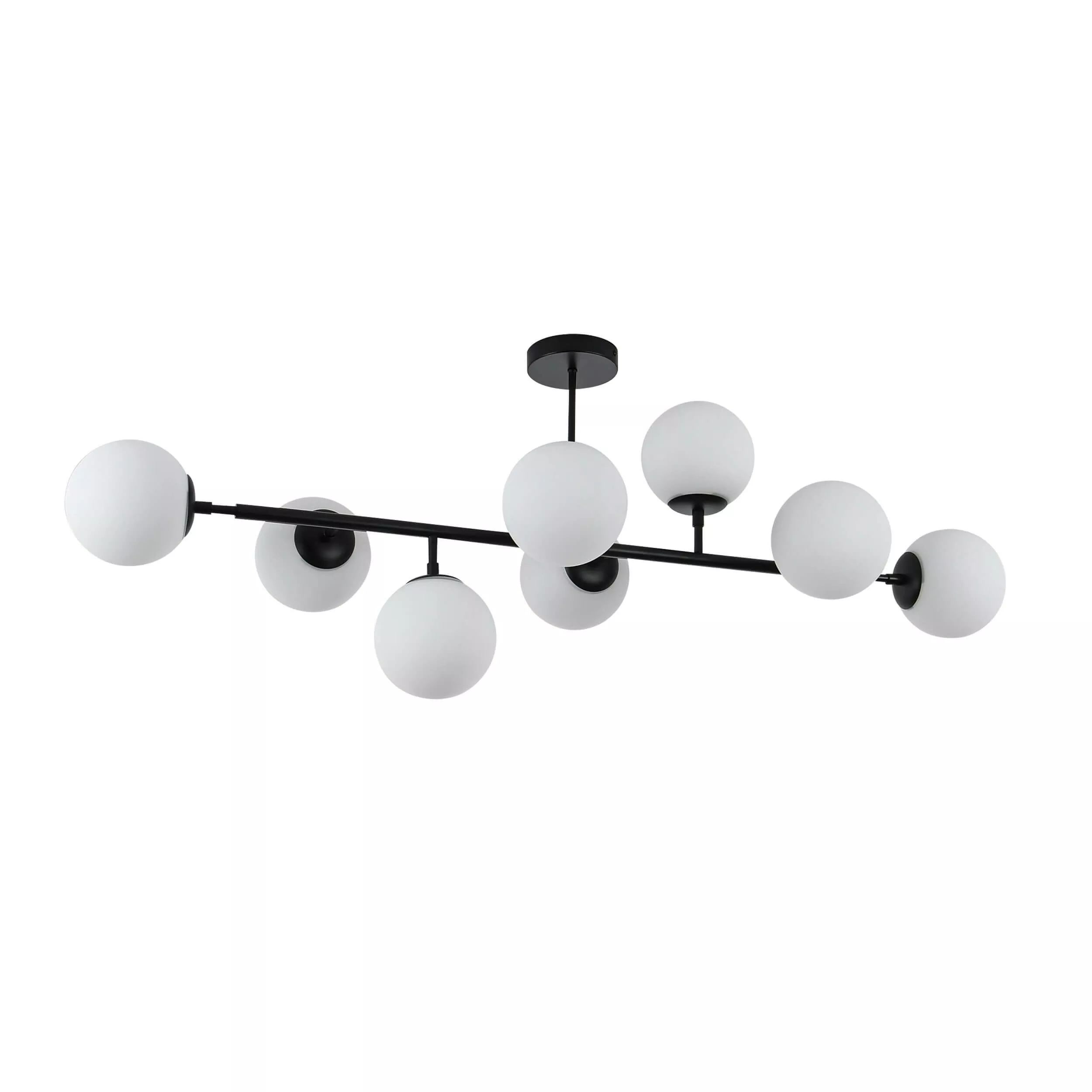Lampa wisząca Dorado czarna 8xE14