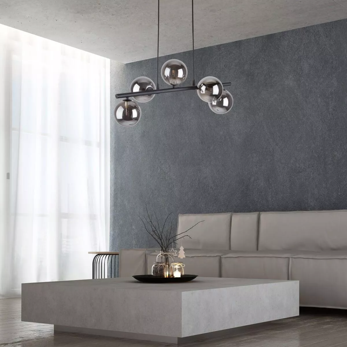 ESTERA BLACK LAMPA WISZĄCA 5