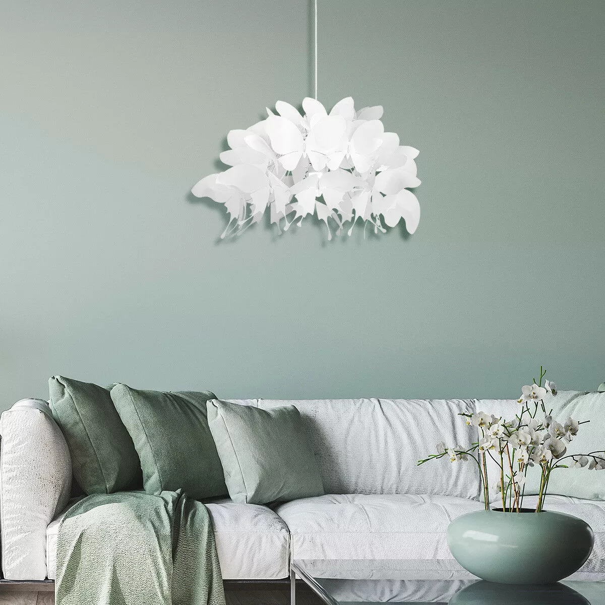 Lampa wisząca Farfalla biała 1xE27 Lampa wisząca Farfalla biała 1xE27