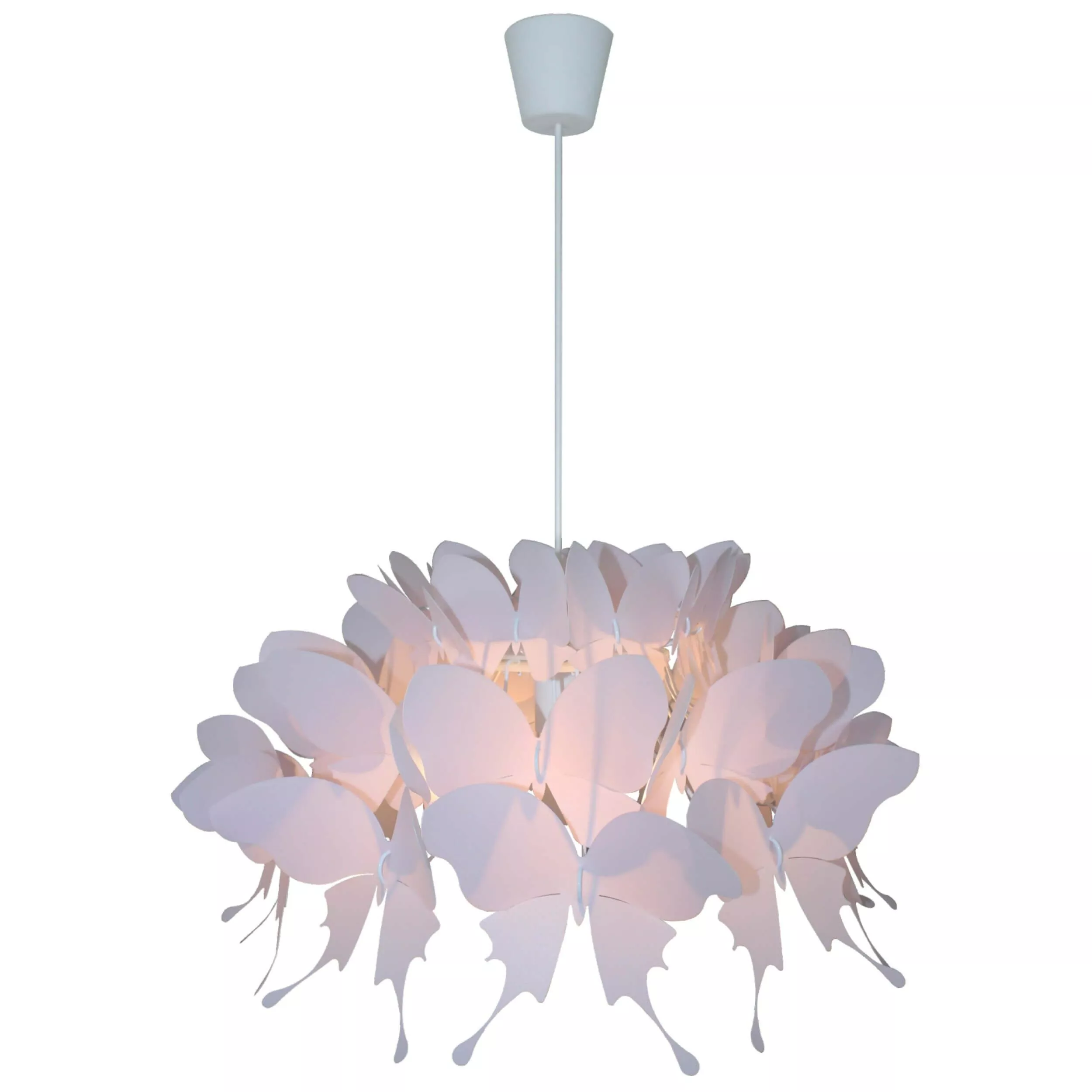 Lampa wisząca Farfalla różowa 1xE27 Lampa wisząca Farfalla różowa 1xE27
