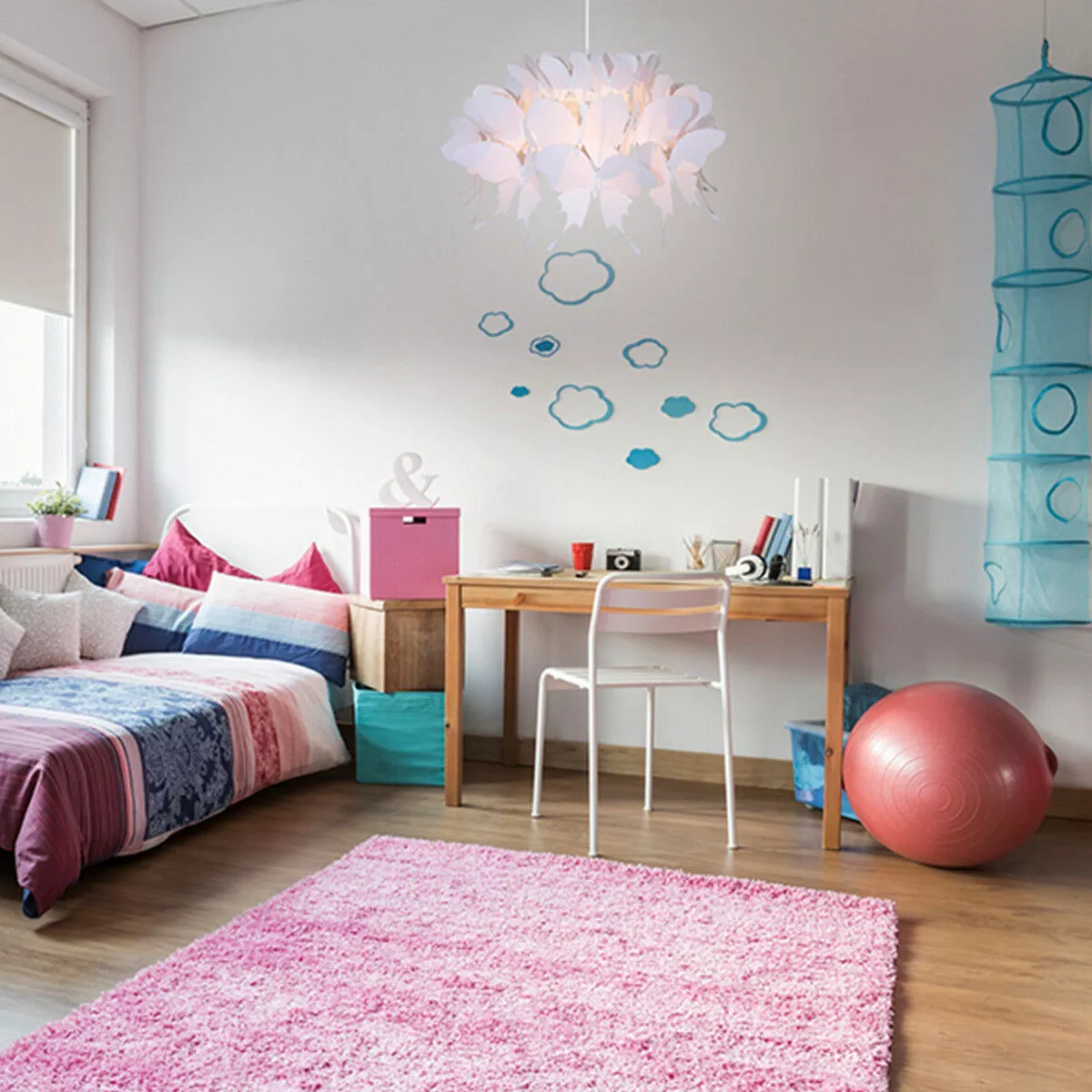 Lampa wisząca Farfalla różowa 1xE27 Lampa wisząca Farfalla różowa 1xE27