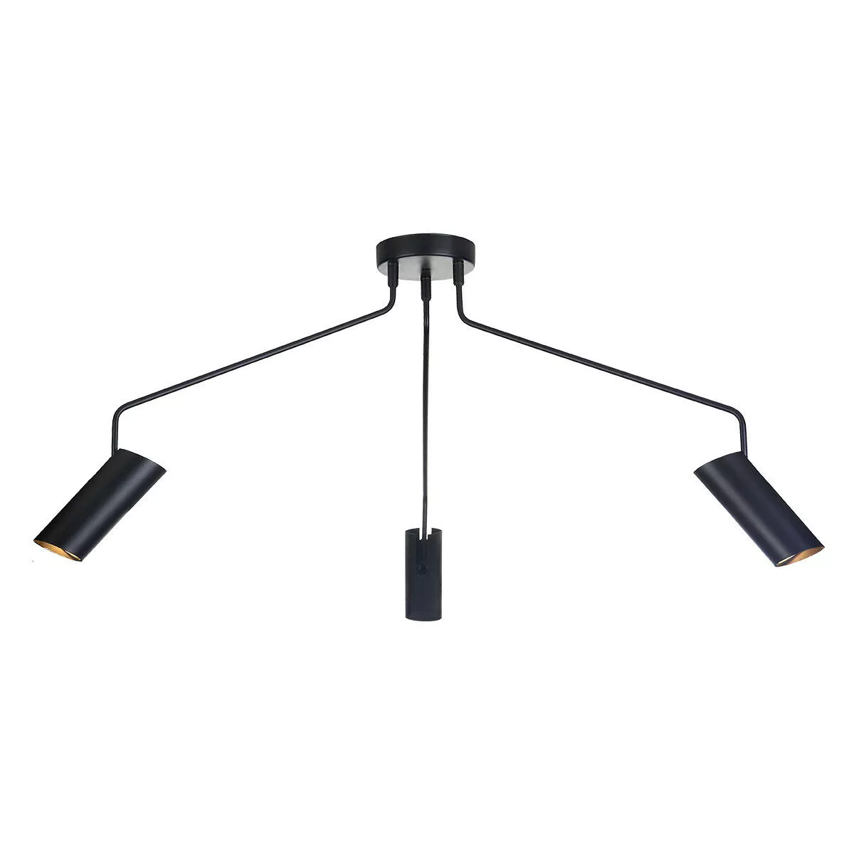 Lampa wisząca Futuro czarna 3xGU10 Lampa wisząca Futuro czarna 3xGU10