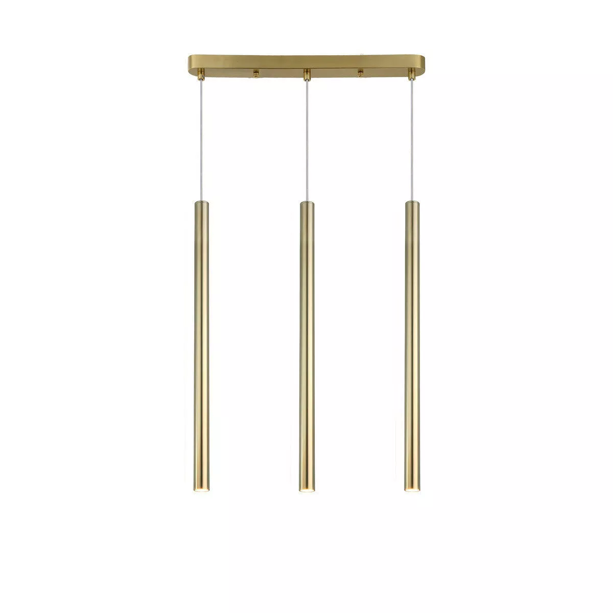 Lampa wisząca Lungo 3 linia złota 3xG9