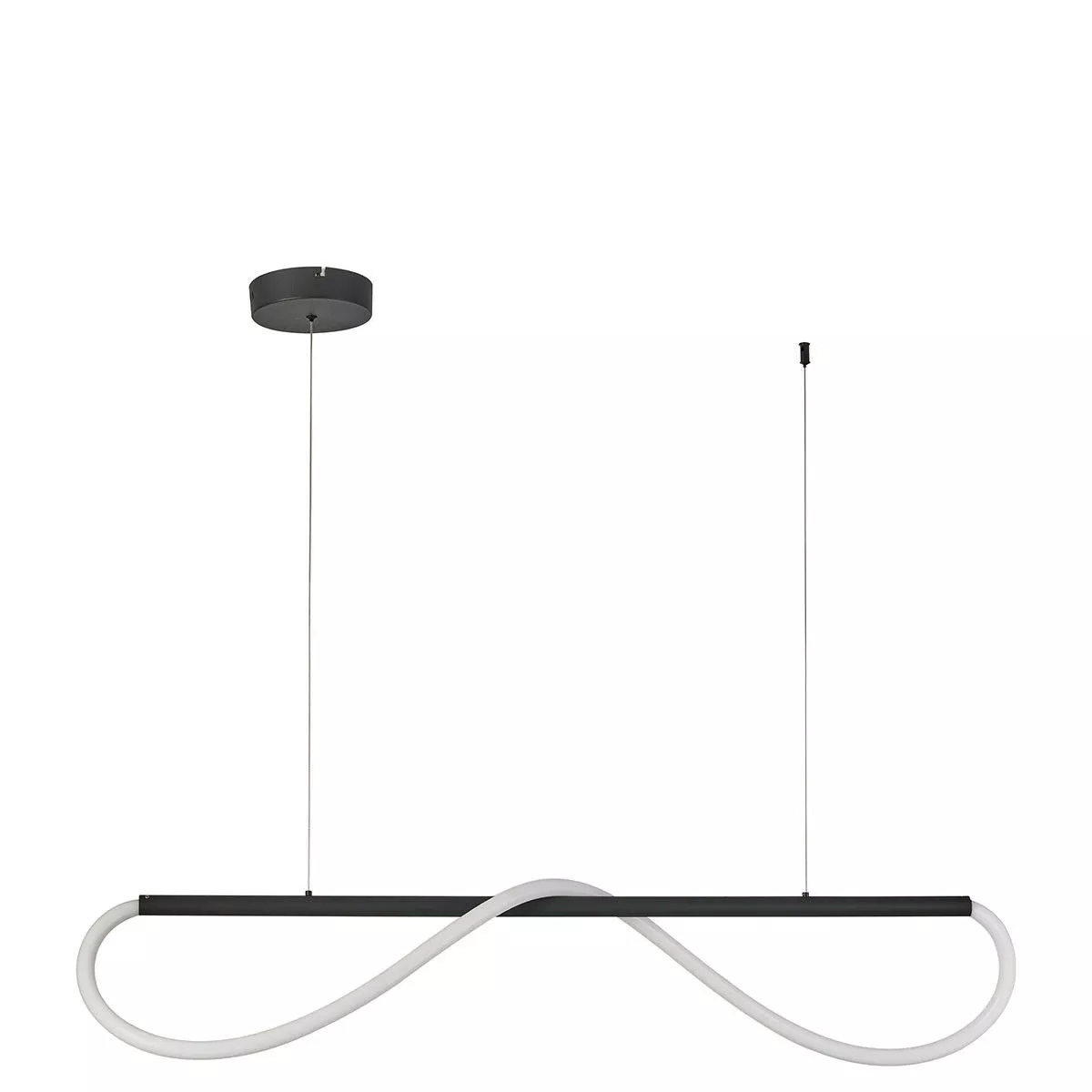 Lampa wisząca Meleca S czarna LED 4000K