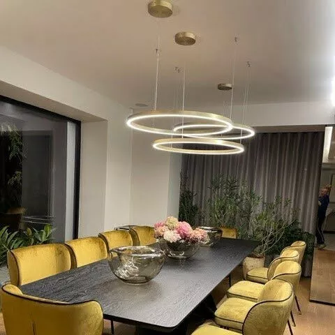 Lampa wisząca Midway złota LED 3000K Lampa wisząca Midway złota LED 3000K