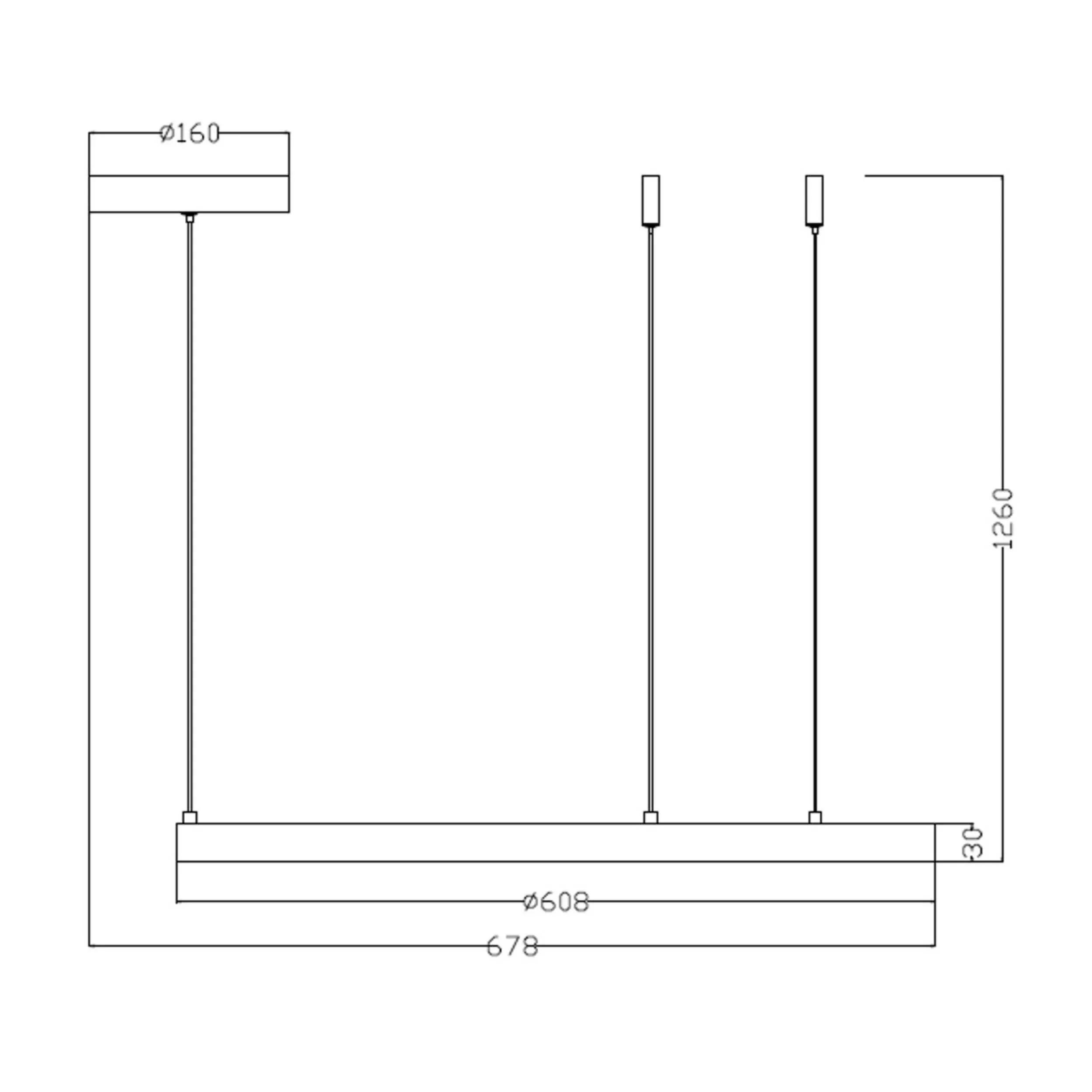 Lampa wisząca Midway złota LED 3000K Lampa wisząca Midway złota LED 3000K