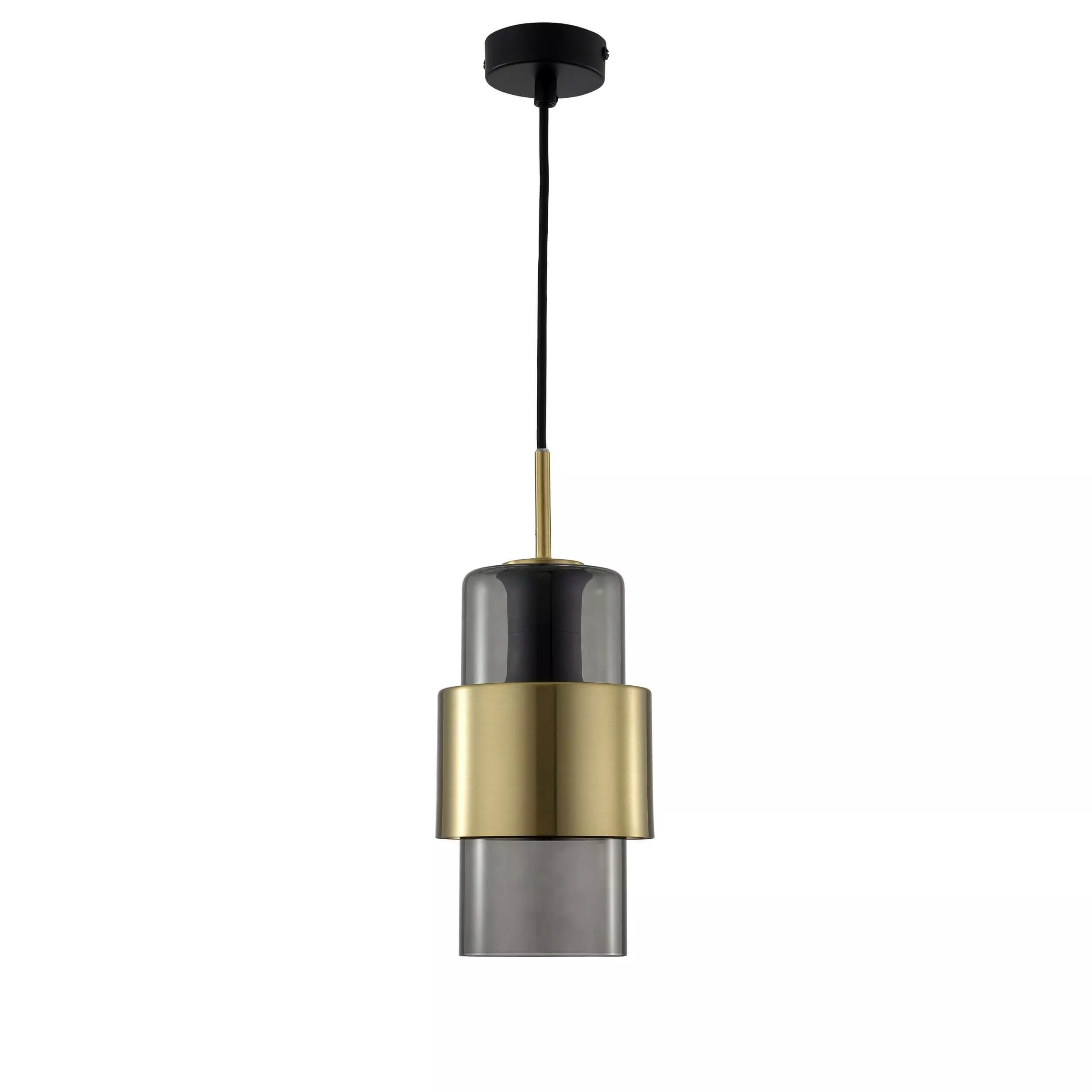 Lampa wisząca Miele dymna 1xE27