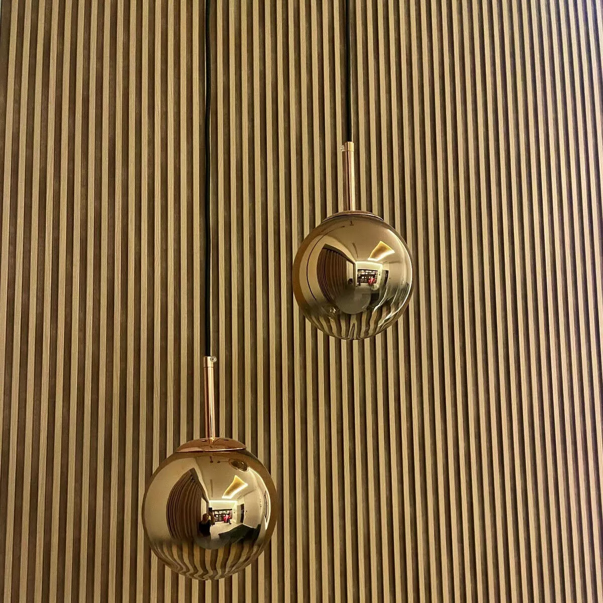 Lampa wisząca Palla złota 1xE14 Lampa wisząca Palla złota 1xE14
