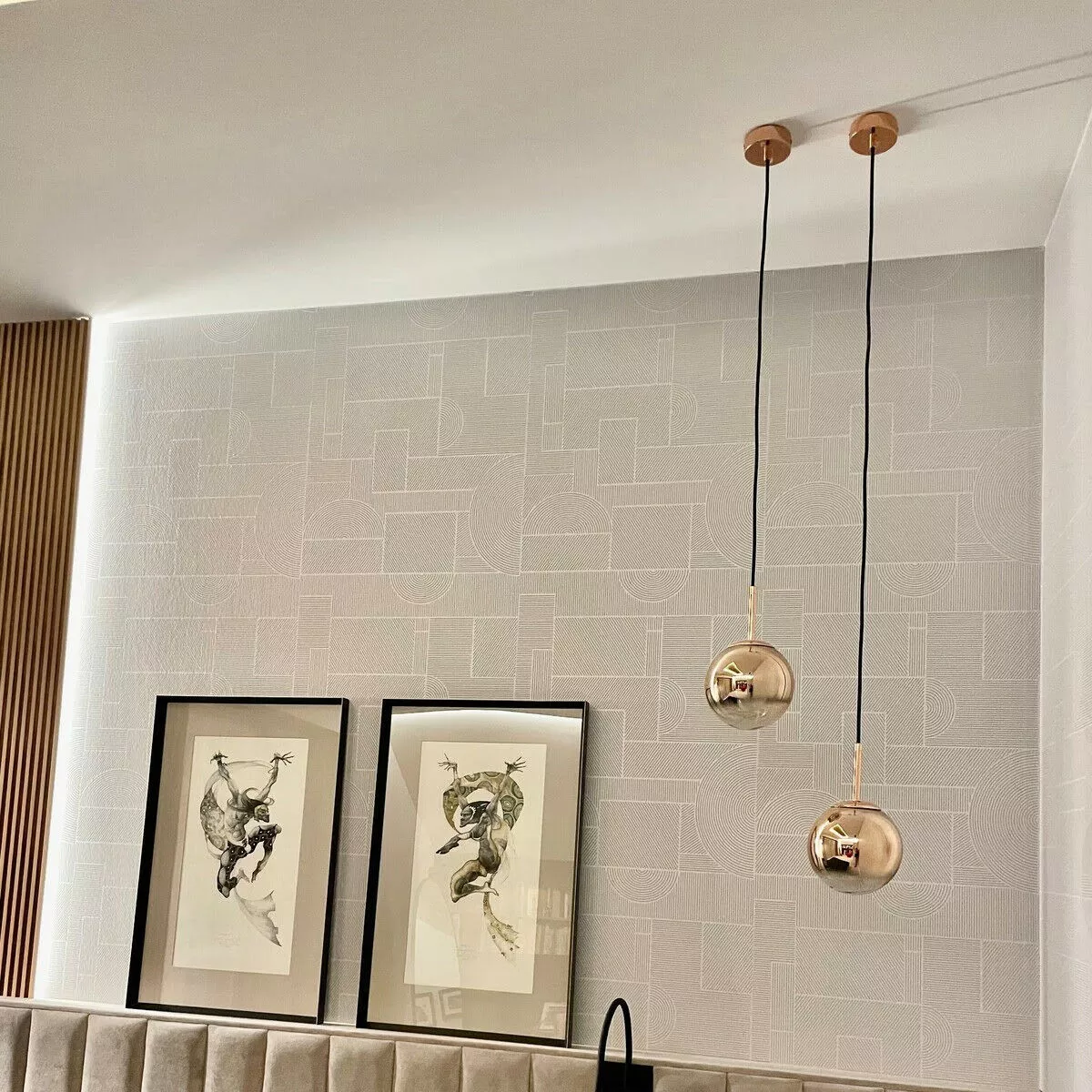 Lampa wisząca Palla złota 1xE14 Lampa wisząca Palla złota 1xE14