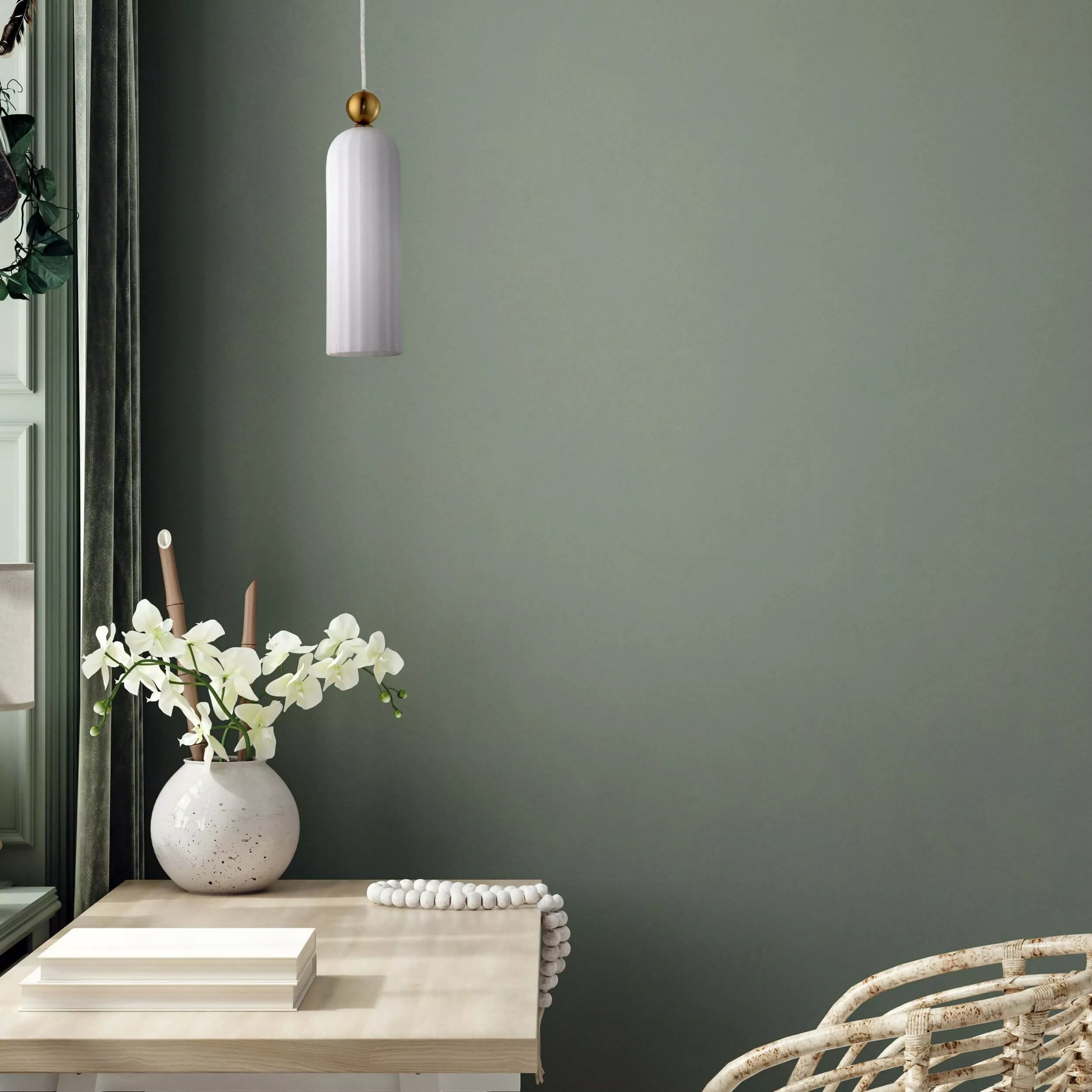 Lampa wisząca Piega 1 biała 1xE14 Lampa wisząca Piega 1 biała 1xE14