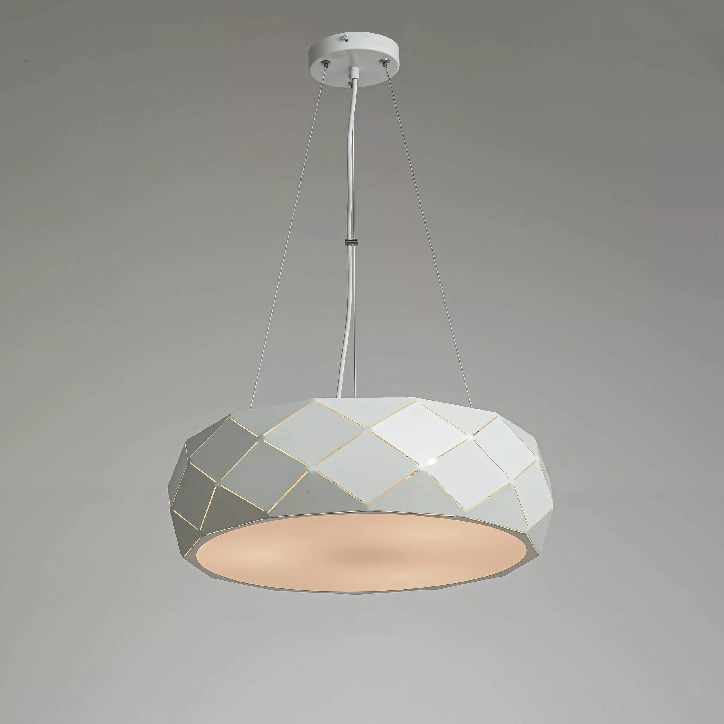 Lampa wisząca Reus biała 3xE27 Lampa wisząca Reus biała 3xE27