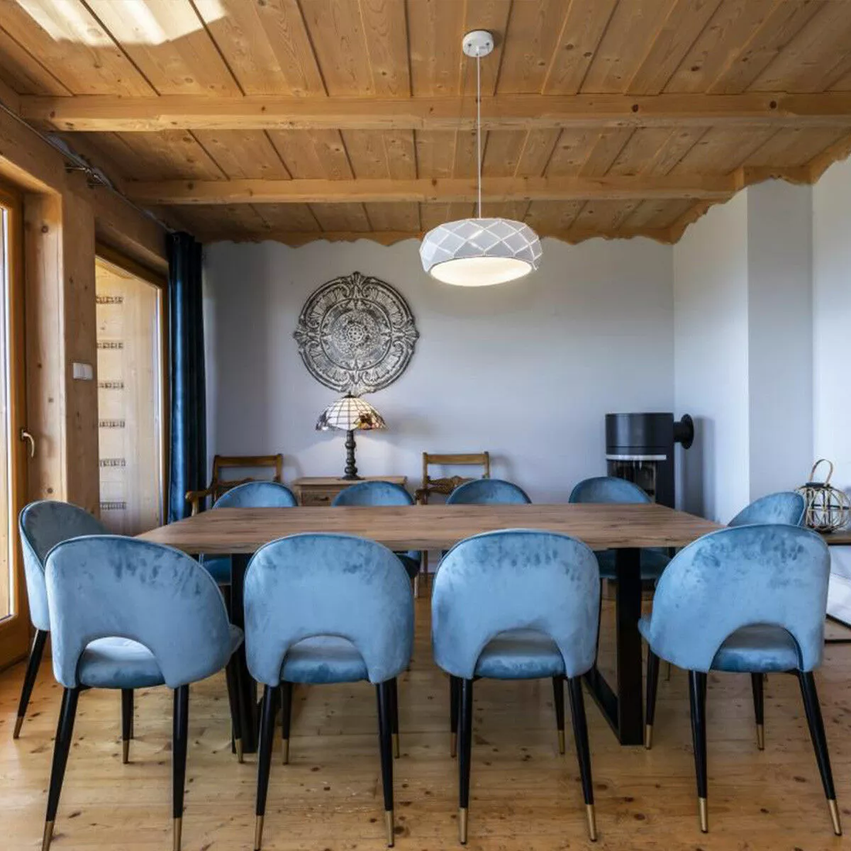 Lampa wisząca Reus biała 3xE27 Lampa wisząca Reus biała 3xE27