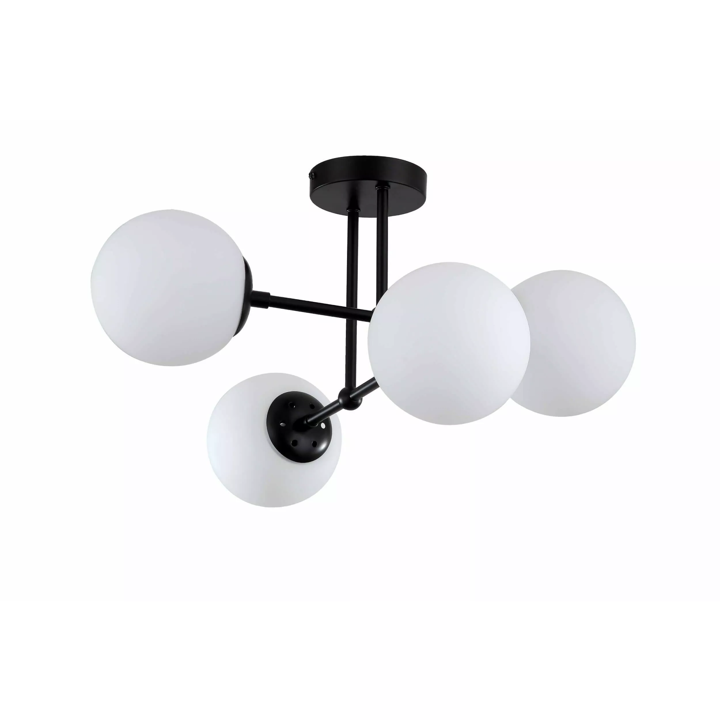 Lampa wisząca Roma 4 czarna 4xE14
