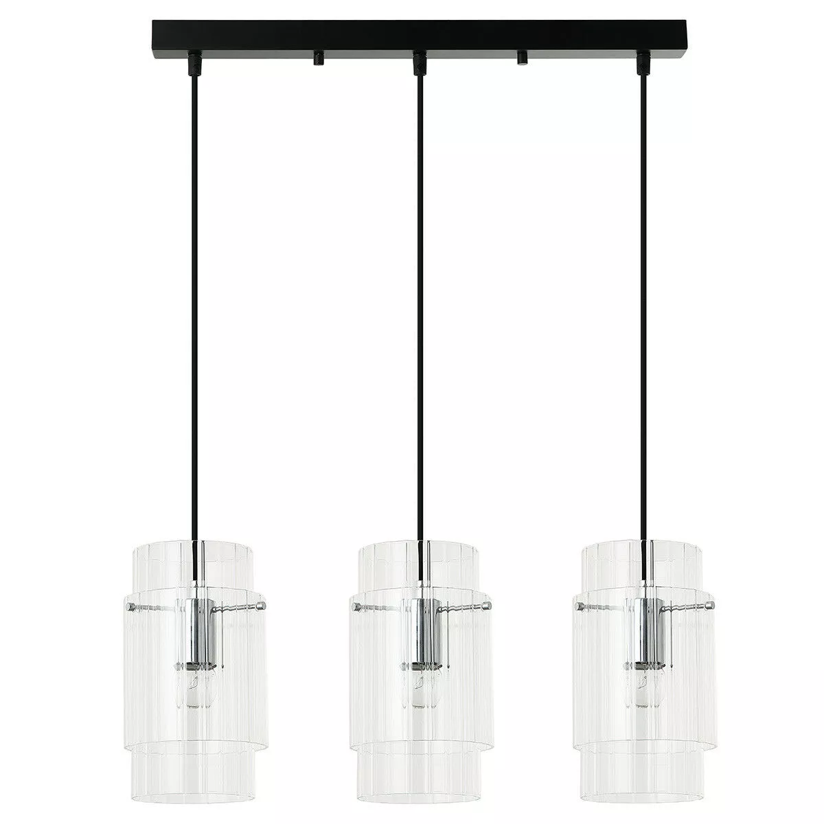 Lampa wisząca Savona czarna 3xE27 Lampa wisząca Savona czarna 3xE27