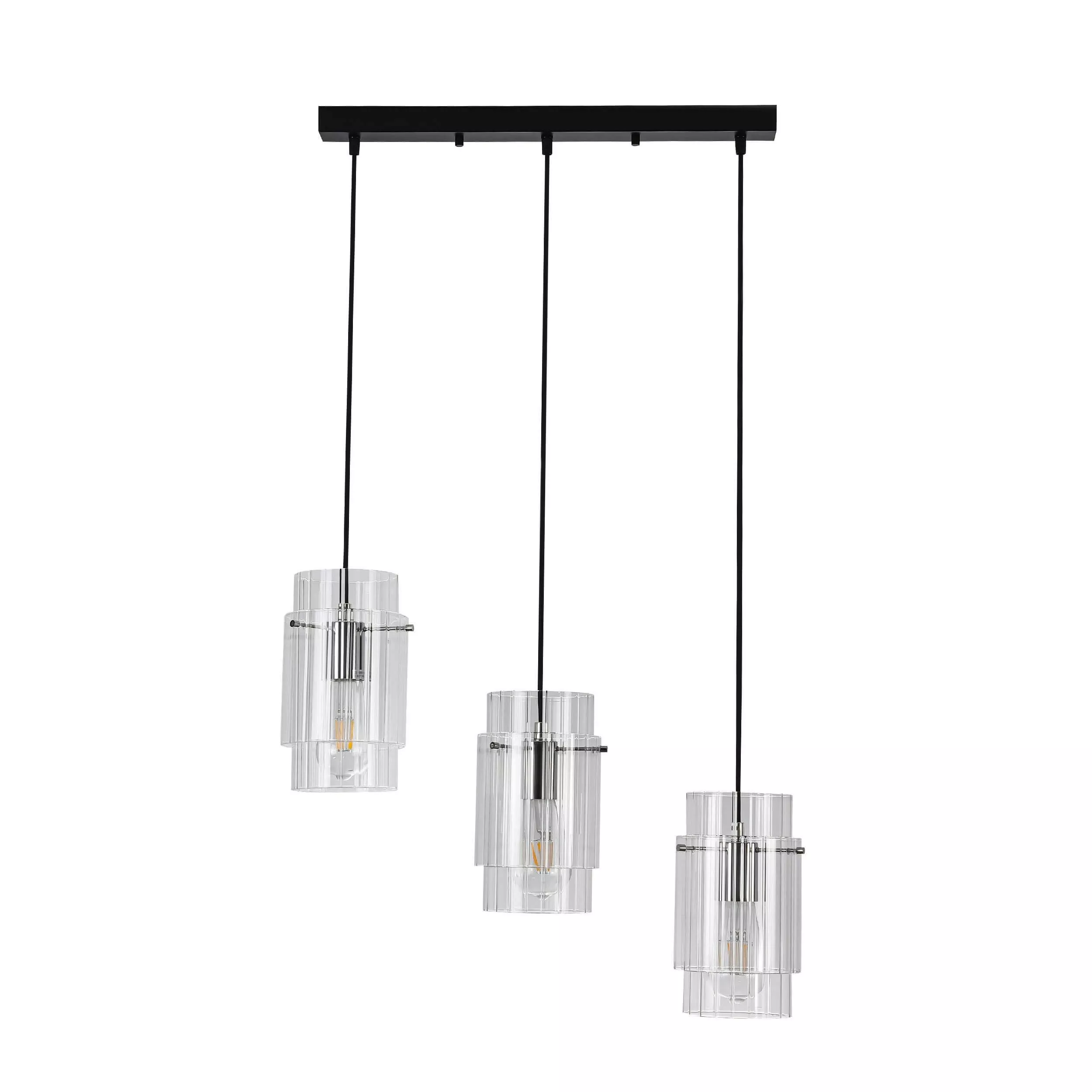 Lampa wisząca Savona czarna 3xE27 Lampa wisząca Savona czarna 3xE27