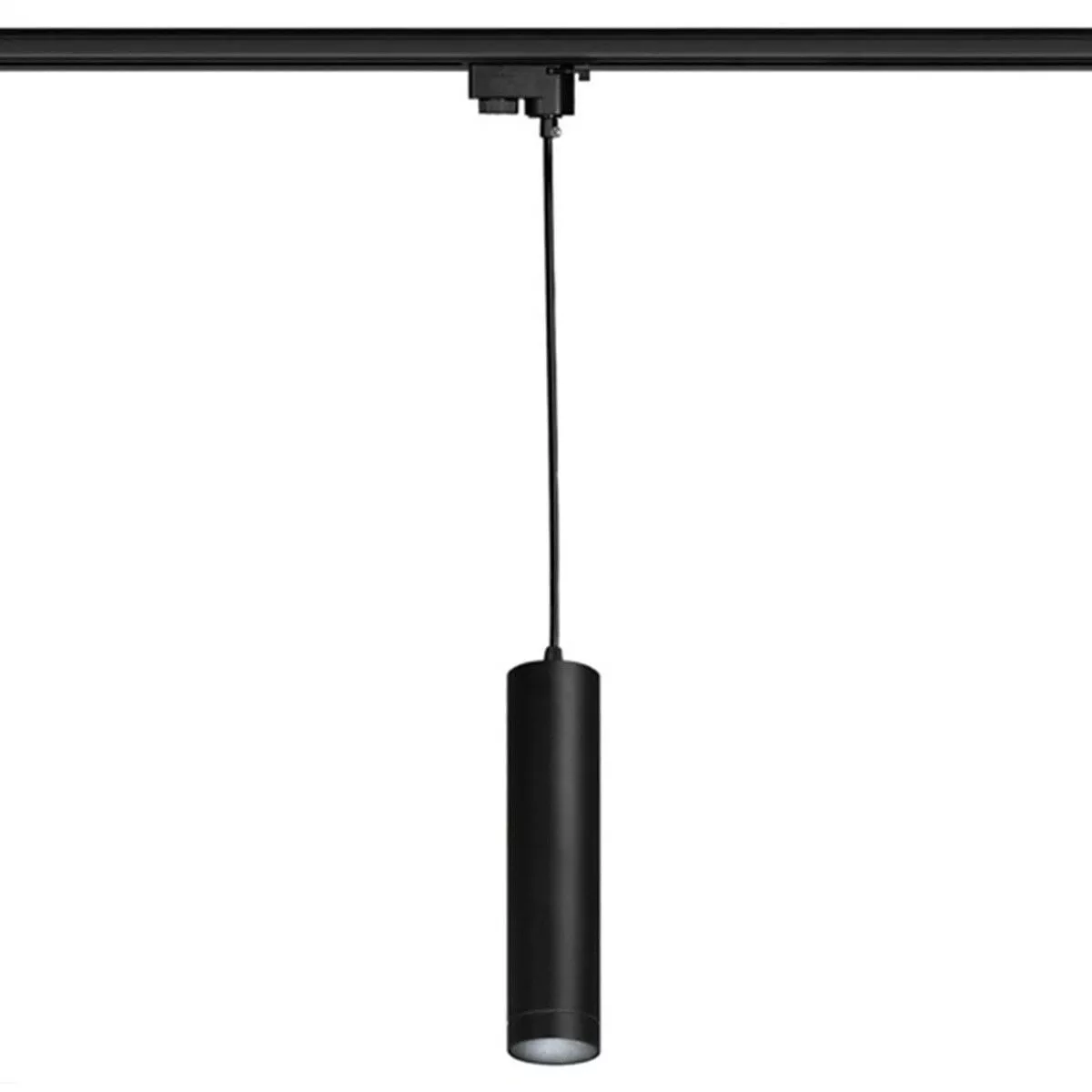 Lampa wisząca do szynoprzewodu Snow 1F czarna 1xGU10