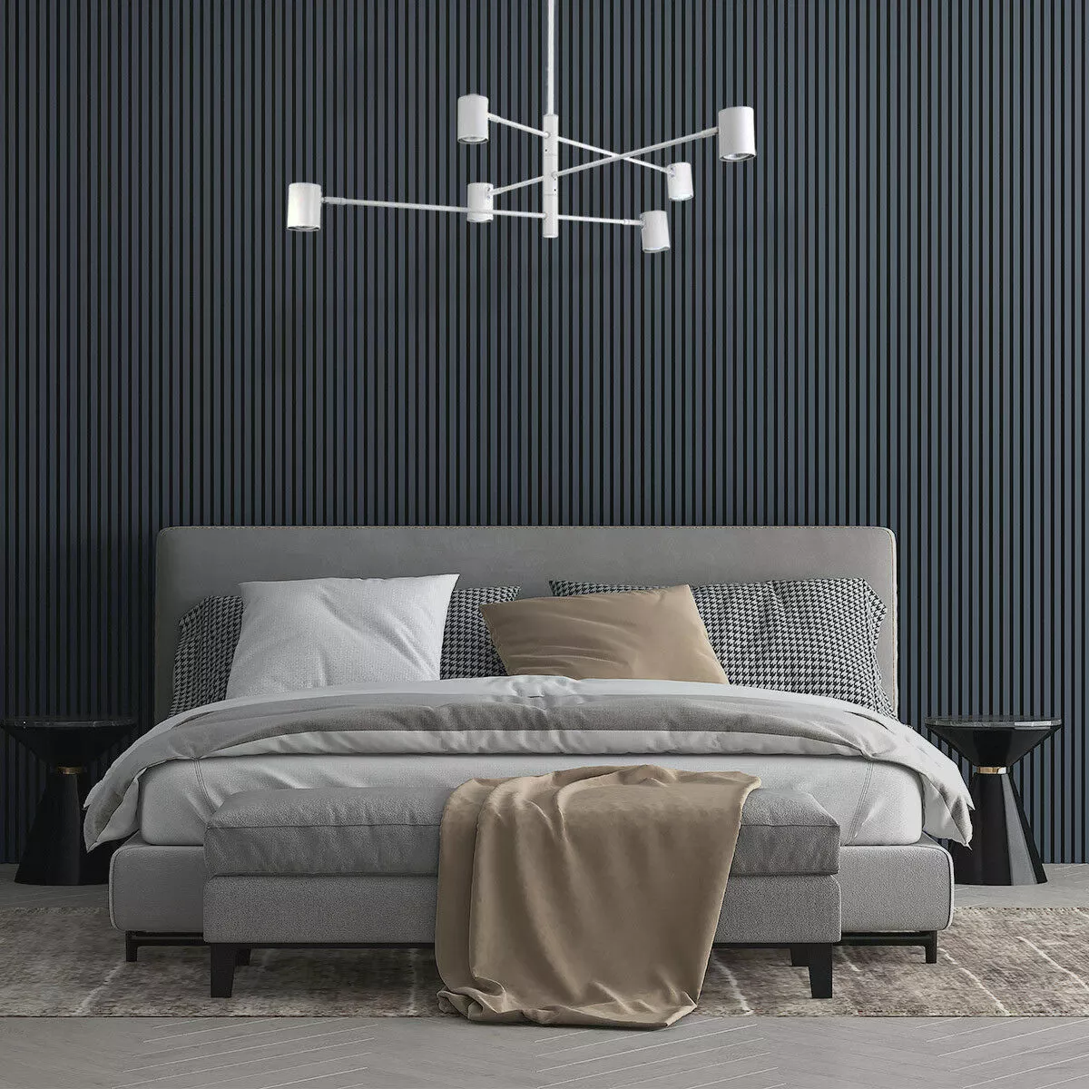 Lampa wisząca Snow 6 biała 6xGU10 Lampa wisząca Snow 6 biała 6xGU10