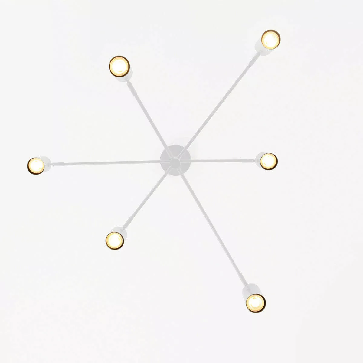 Lampa wisząca Snow 6 biała 6xGU10 Lampa wisząca Snow 6 biała 6xGU10