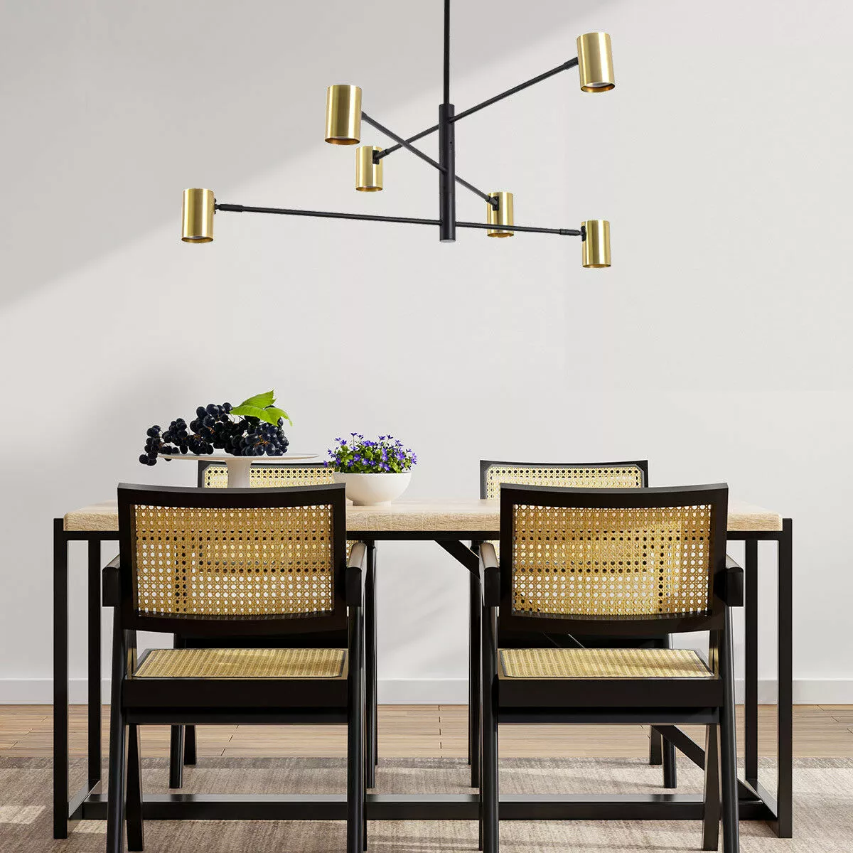 Lampa wisząca Snow 6 złota 6xGU10 Lampa wisząca Snow 6 złota 6xGU10