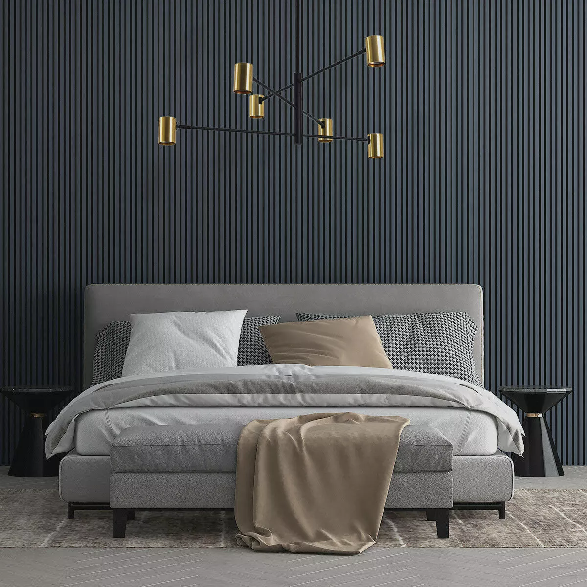 Lampa wisząca Snow 6 złota 6xGU10 Lampa wisząca Snow 6 złota 6xGU10
