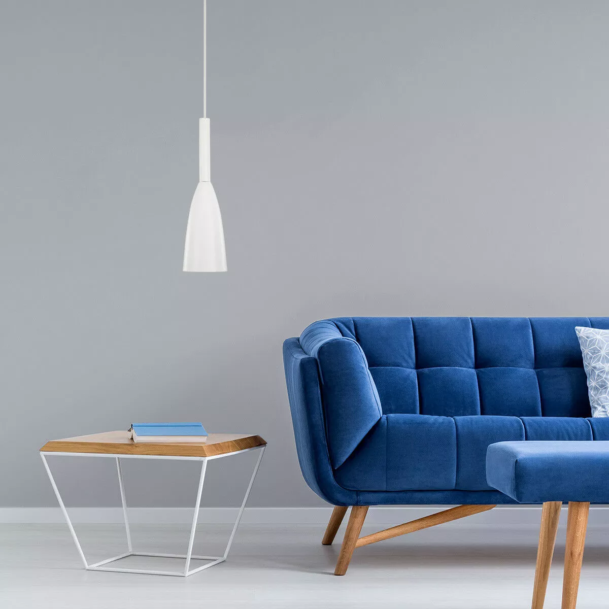 Lampa wisząca Solin 1 biała 1xE27 Lampa wisząca Solin 1 biała 1xE27