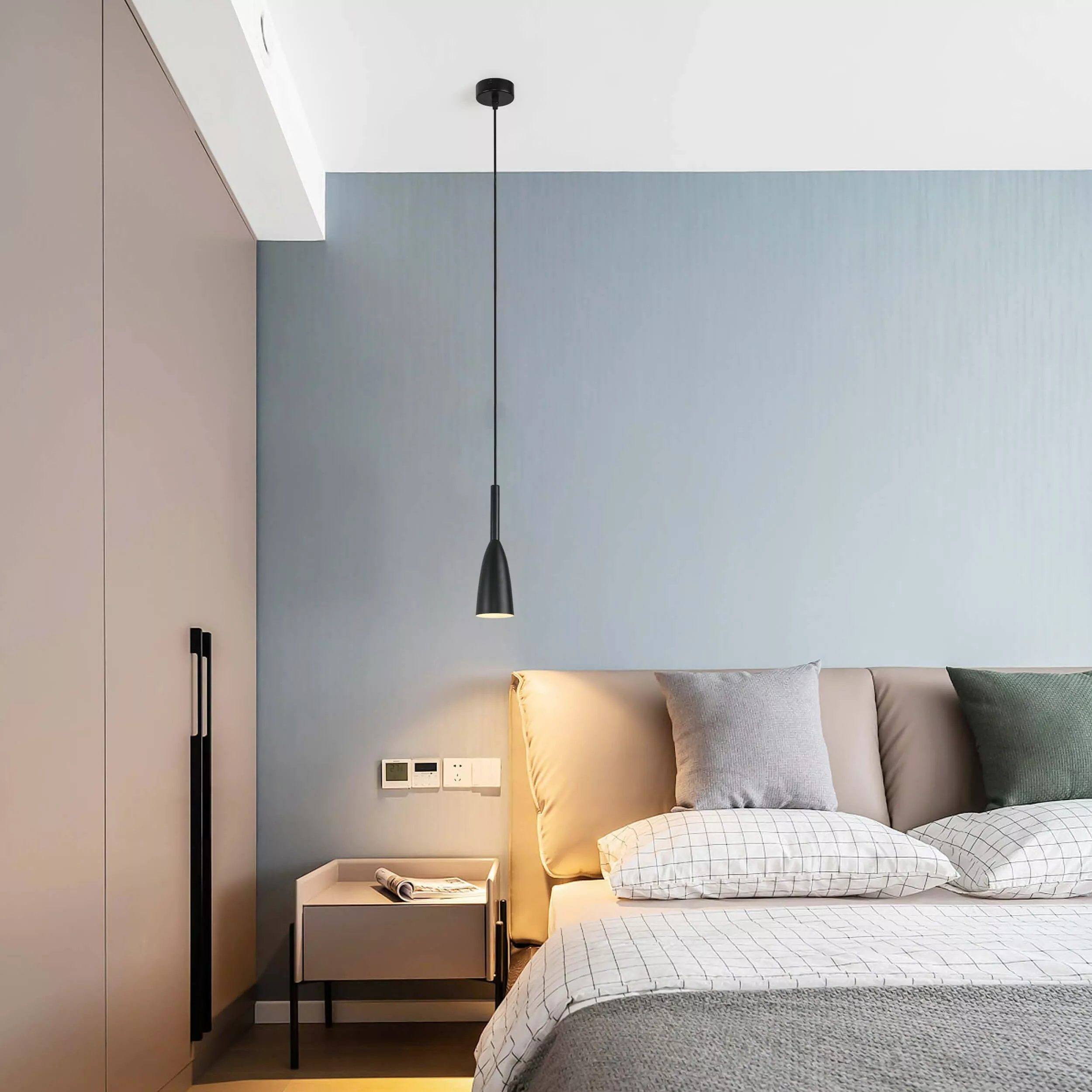 Lampa wisząca Solin 1 czarna 1xE27 Lampa wisząca Solin 1 czarna 1xE27