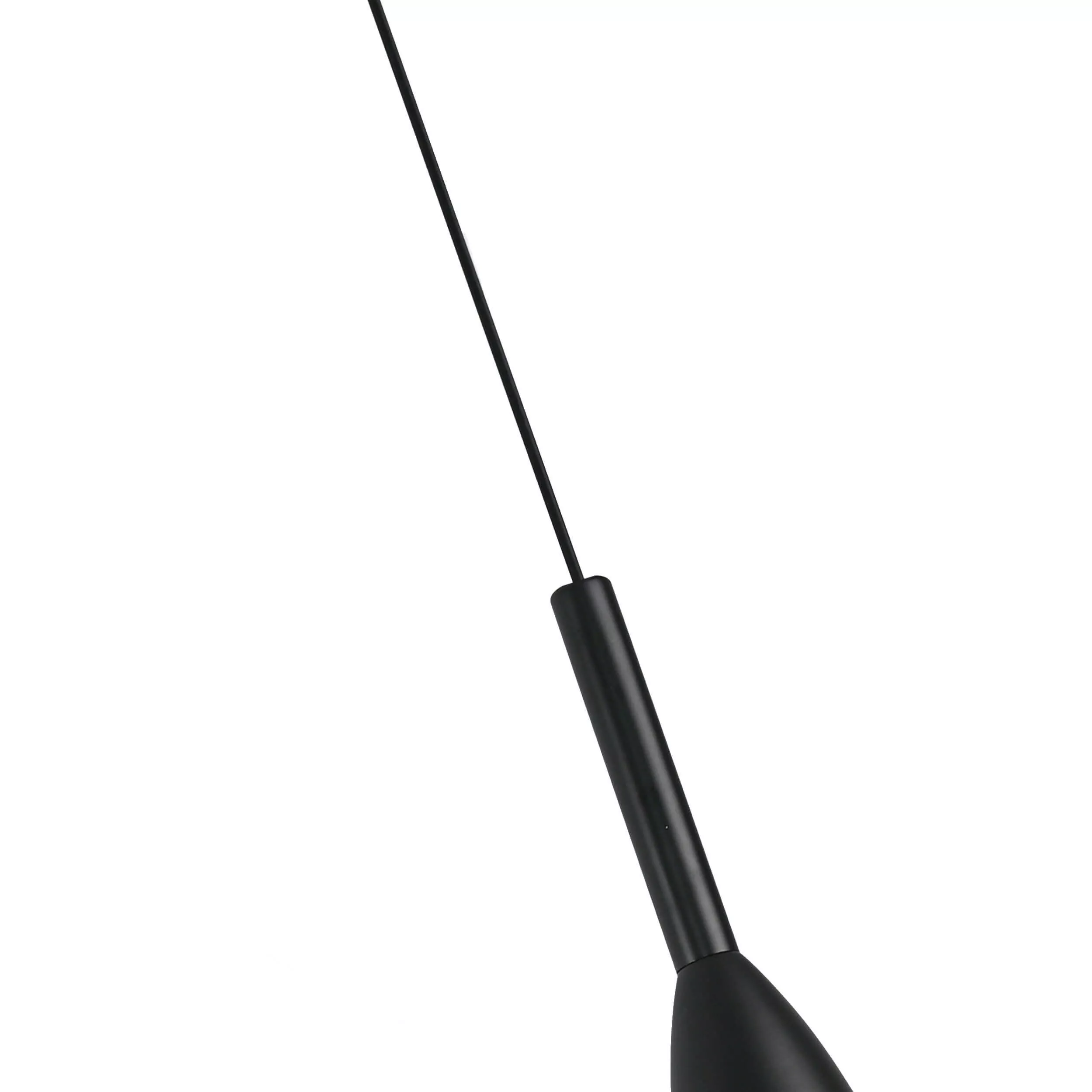 Lampa wisząca Solin 1 czarna 1xE27 Lampa wisząca Solin 1 czarna 1xE27