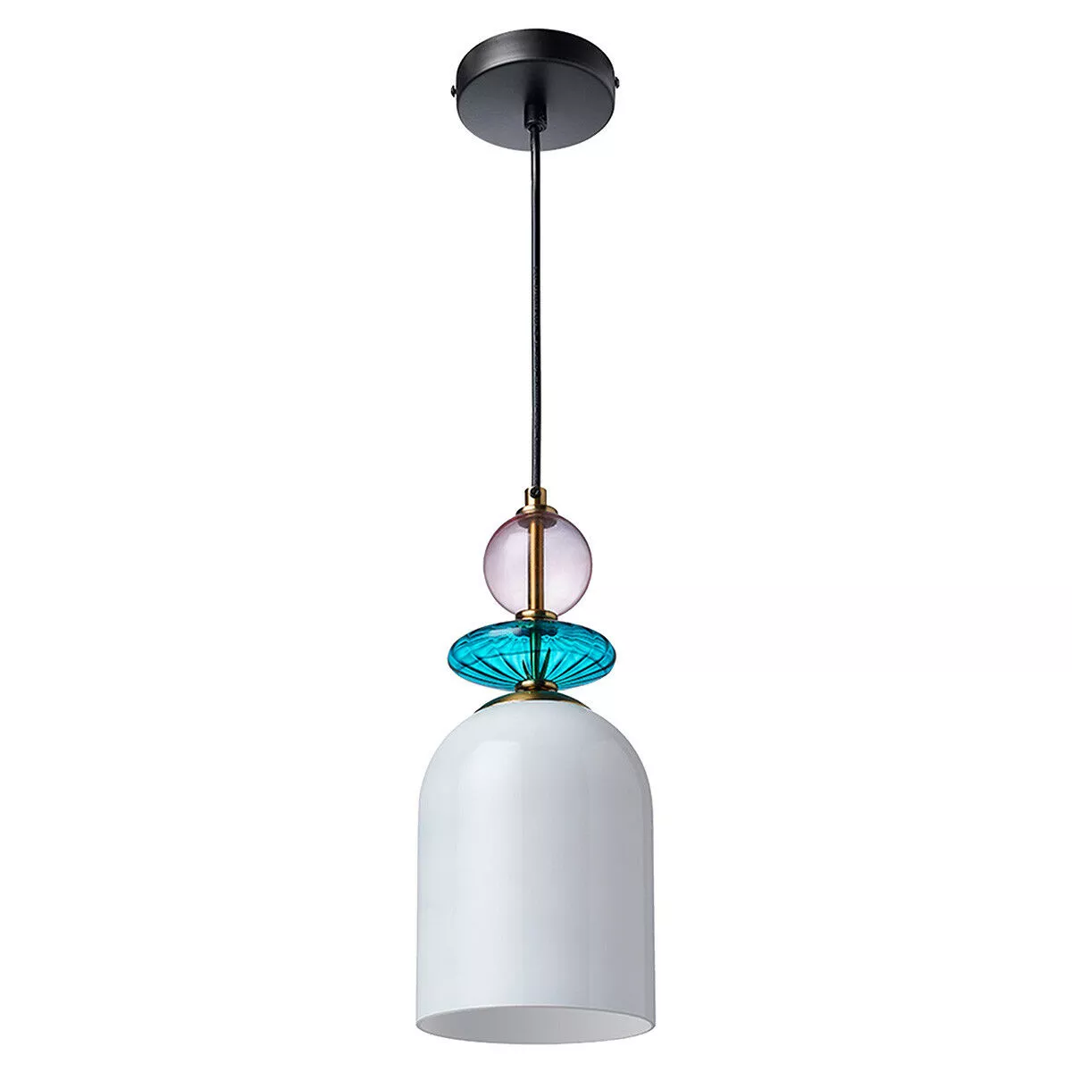 Lampa wisząca Tropea biała 1xE27