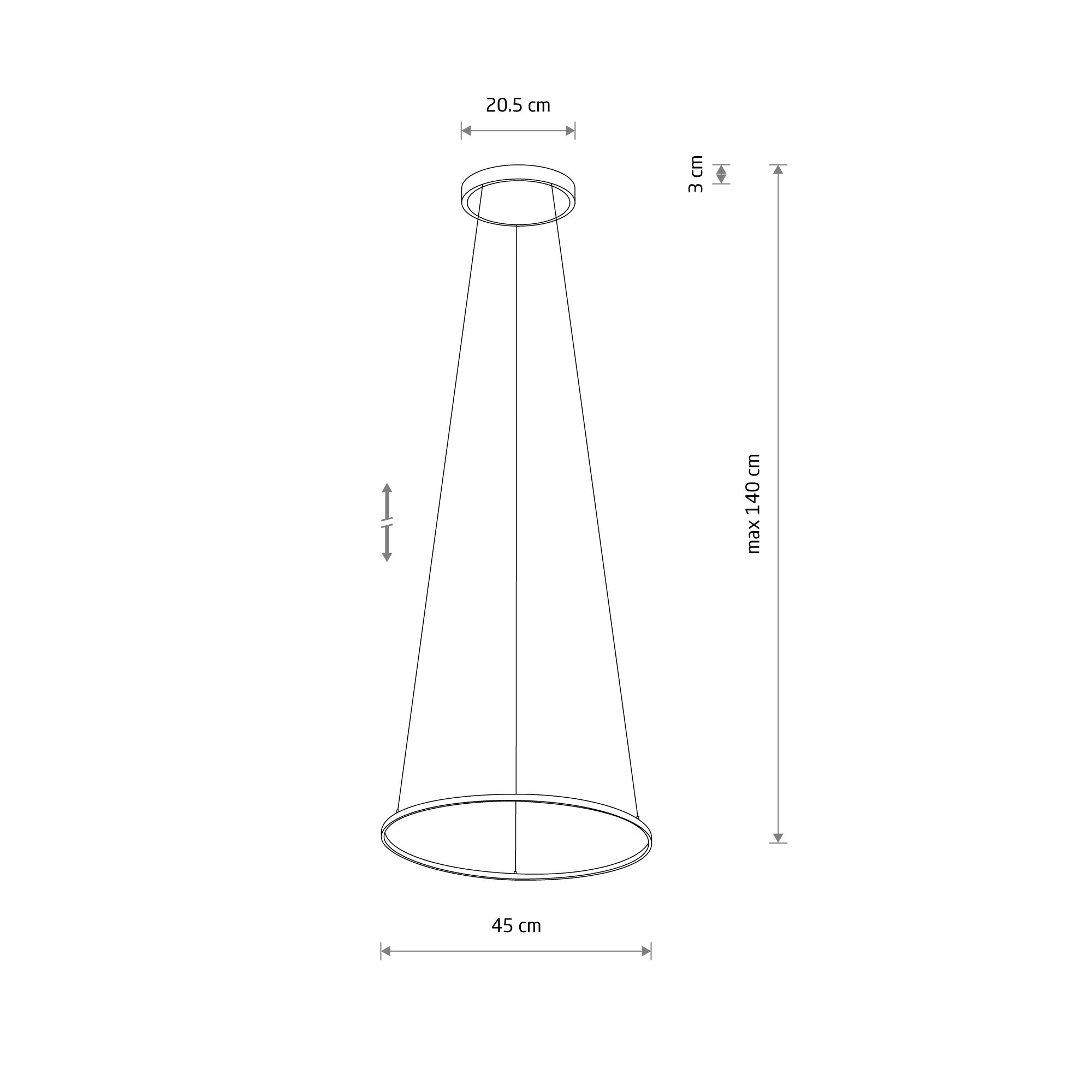 NOWODVORSKI 10863 CIRCOLO LED S 4000K SH-45 WISZACA