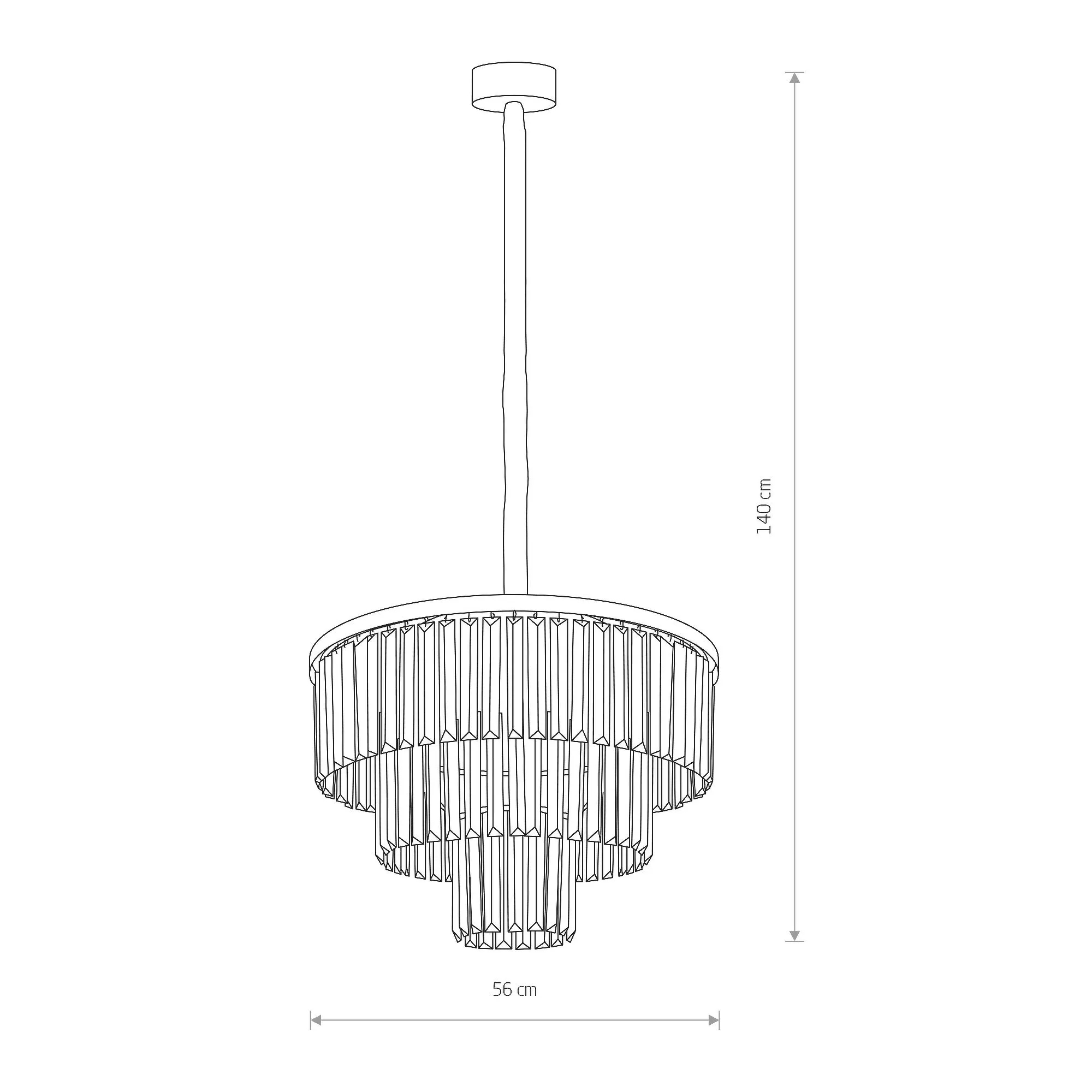 NOWODVORSKI 7616 CRISTAL BLACK M WISZACA