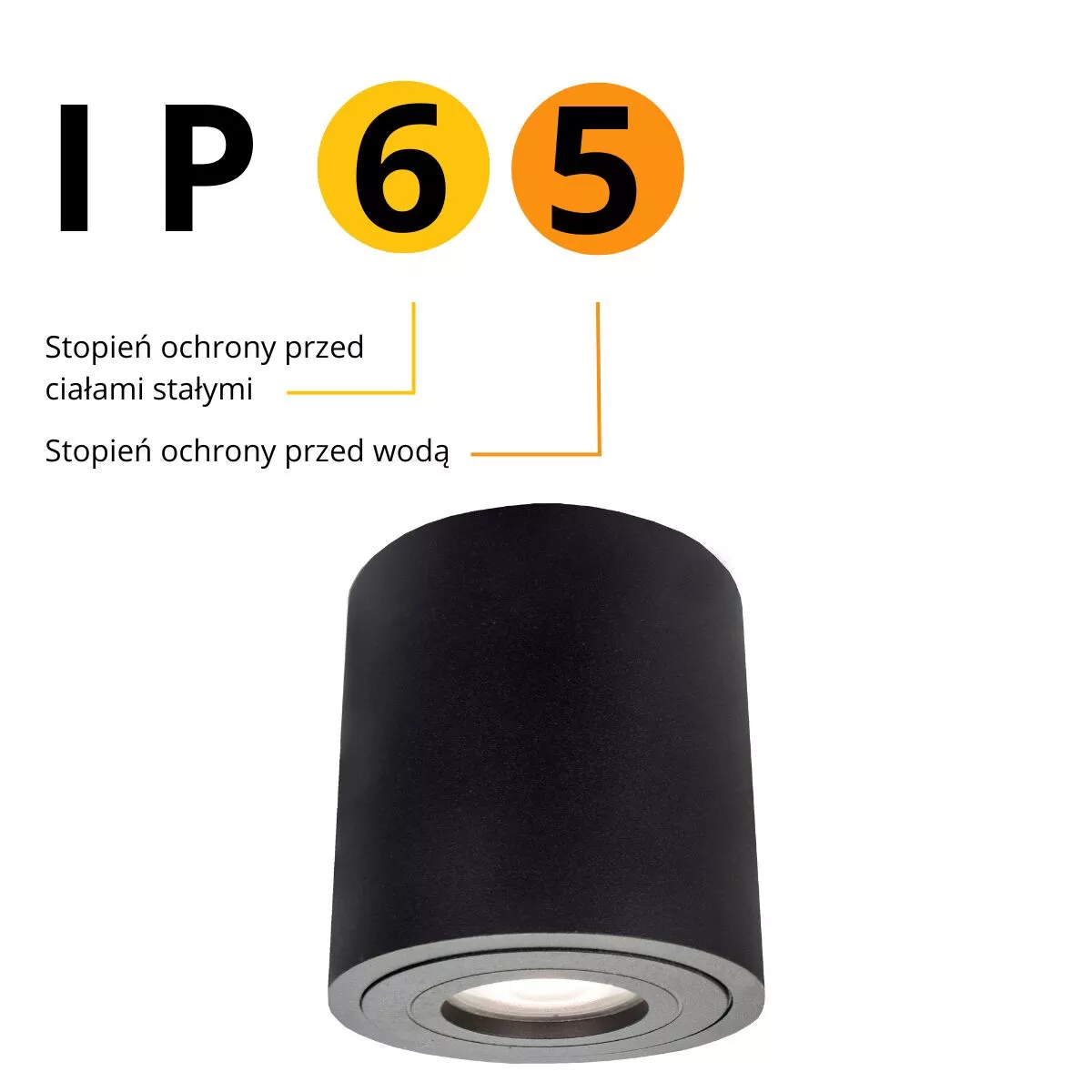 Faro XL oprawa natynkowa czarna Faro XL oprawa natynkowa czarna
