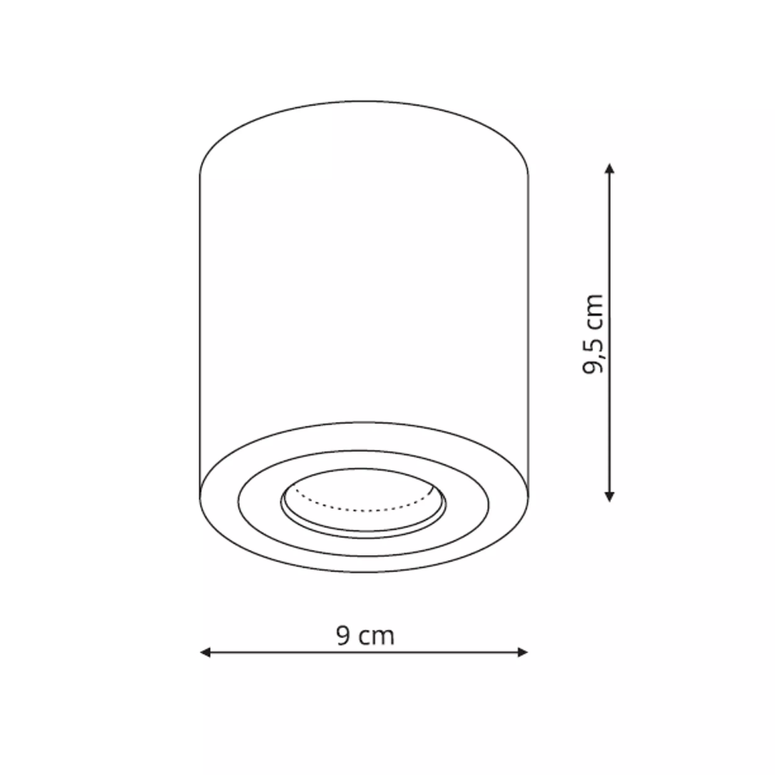 Faro XL oprawa natynkowa czarna Faro XL oprawa natynkowa czarna