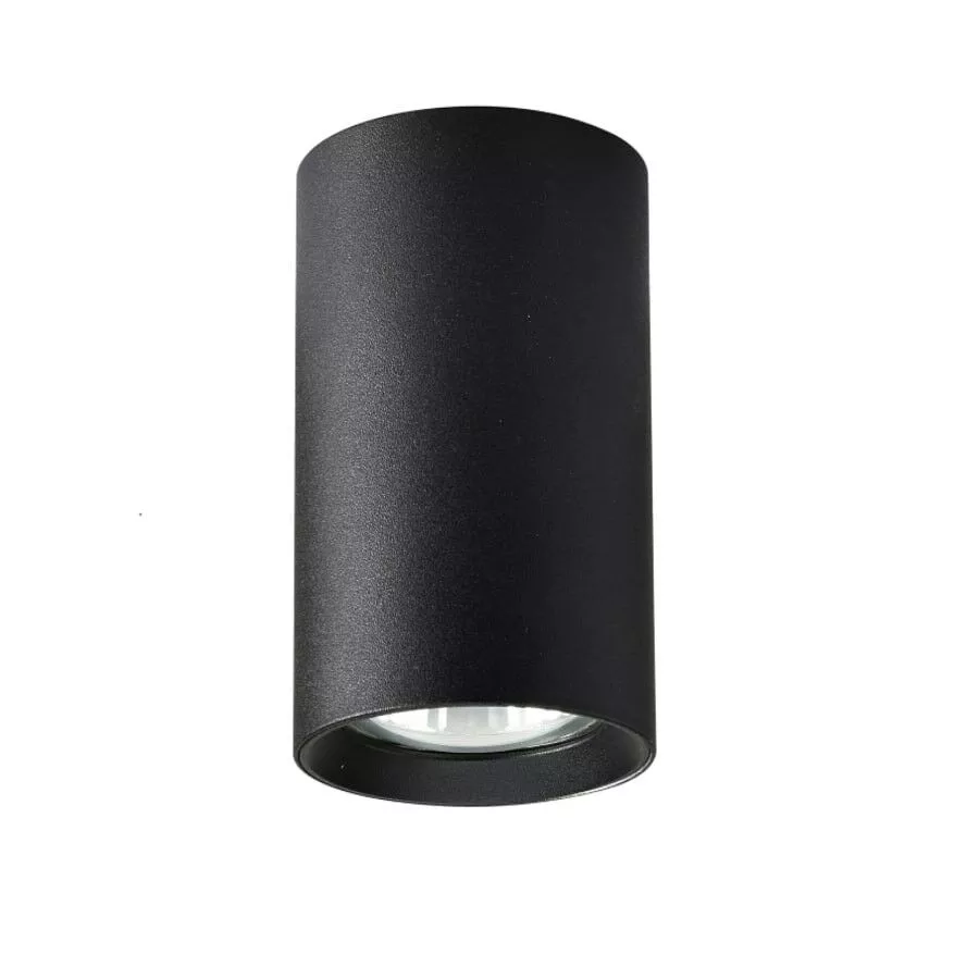 Tuba natynkowa Manacor 13 cm czarna 1xGU10 Tuba natynkowa Manacor 13 cm czarna 1xGU10