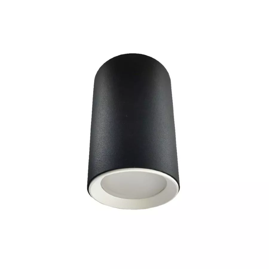 Tuba natynkowa Manacor 9 cm czarno - białe 1xGU10 Tuba natynkowa Manacor 9 cm czarno - białe 1xGU10