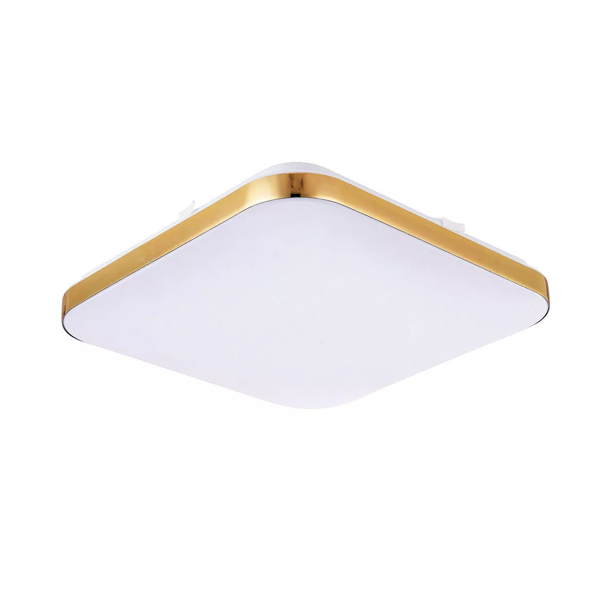 Plafon kwadratowy Babilon 33 cm złoty LED 4000K