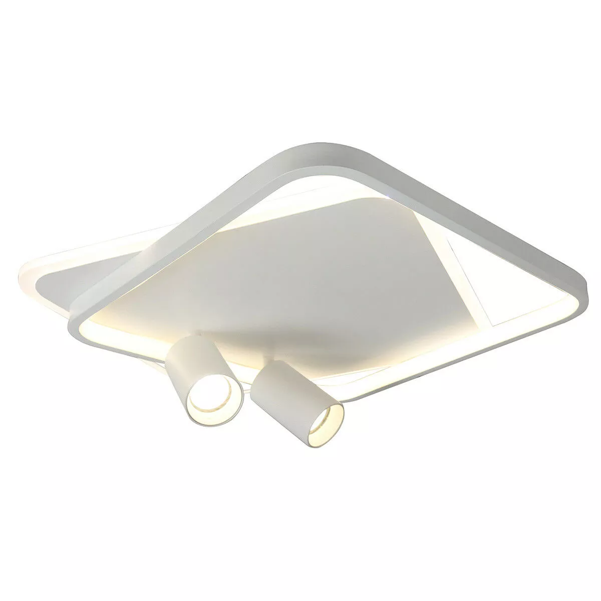 Plafon Parma 2 kwadratowy biały 2xGU10 LED CCT Plafon Parma 2 kwadratowy biały 2xGU10 LED CCT