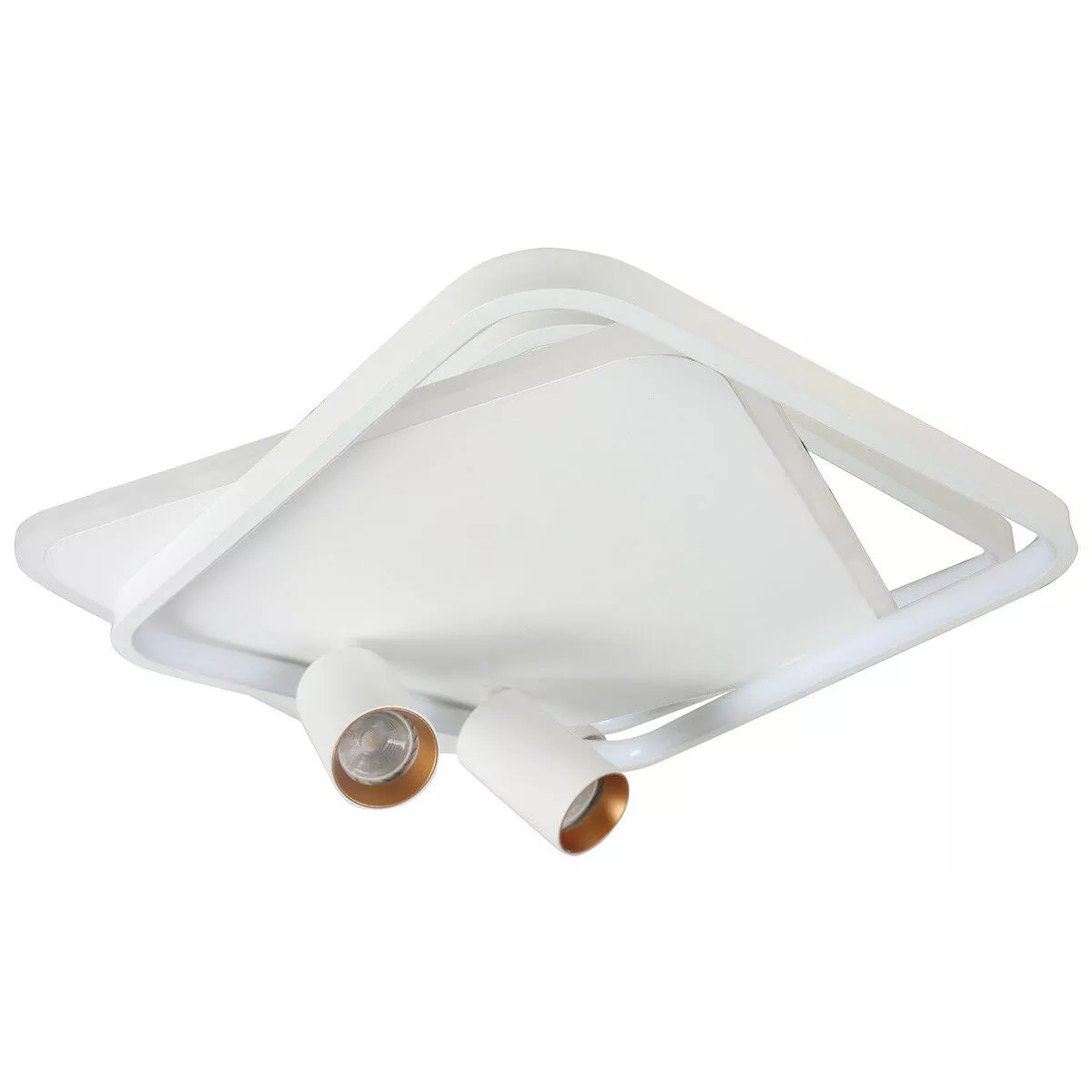 Plafon Parma 2 kwadratowy biały 2xGU10 LED CCT Plafon Parma 2 kwadratowy biały 2xGU10 LED CCT