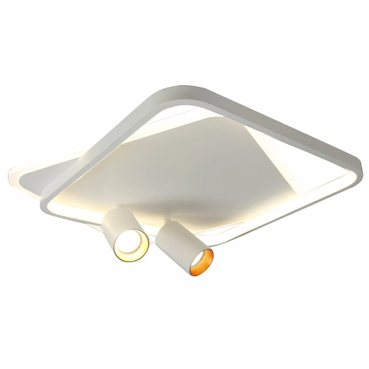 Plafon Parma 2 kwadratowy biały 2xGU10 LED CCT Plafon Parma 2 kwadratowy biały 2xGU10 LED CCT