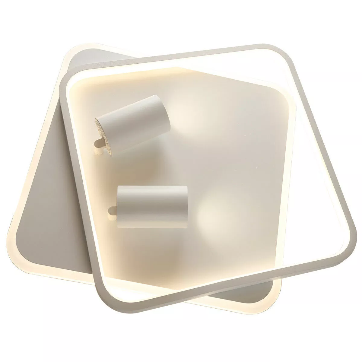 Plafon Parma 2 kwadratowy biały 2xGU10 LED CCT Plafon Parma 2 kwadratowy biały 2xGU10 LED CCT