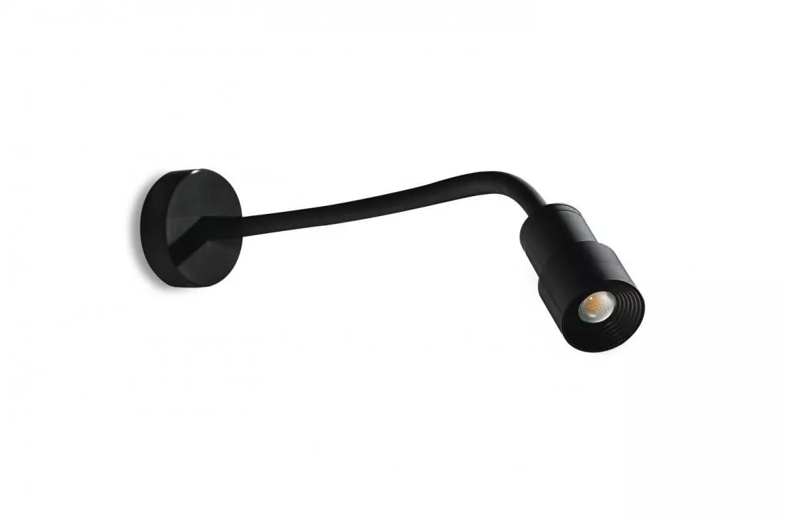 Elastyczna lampa ścienna Lumi Flex Czarna AZ4561 Azzardo​