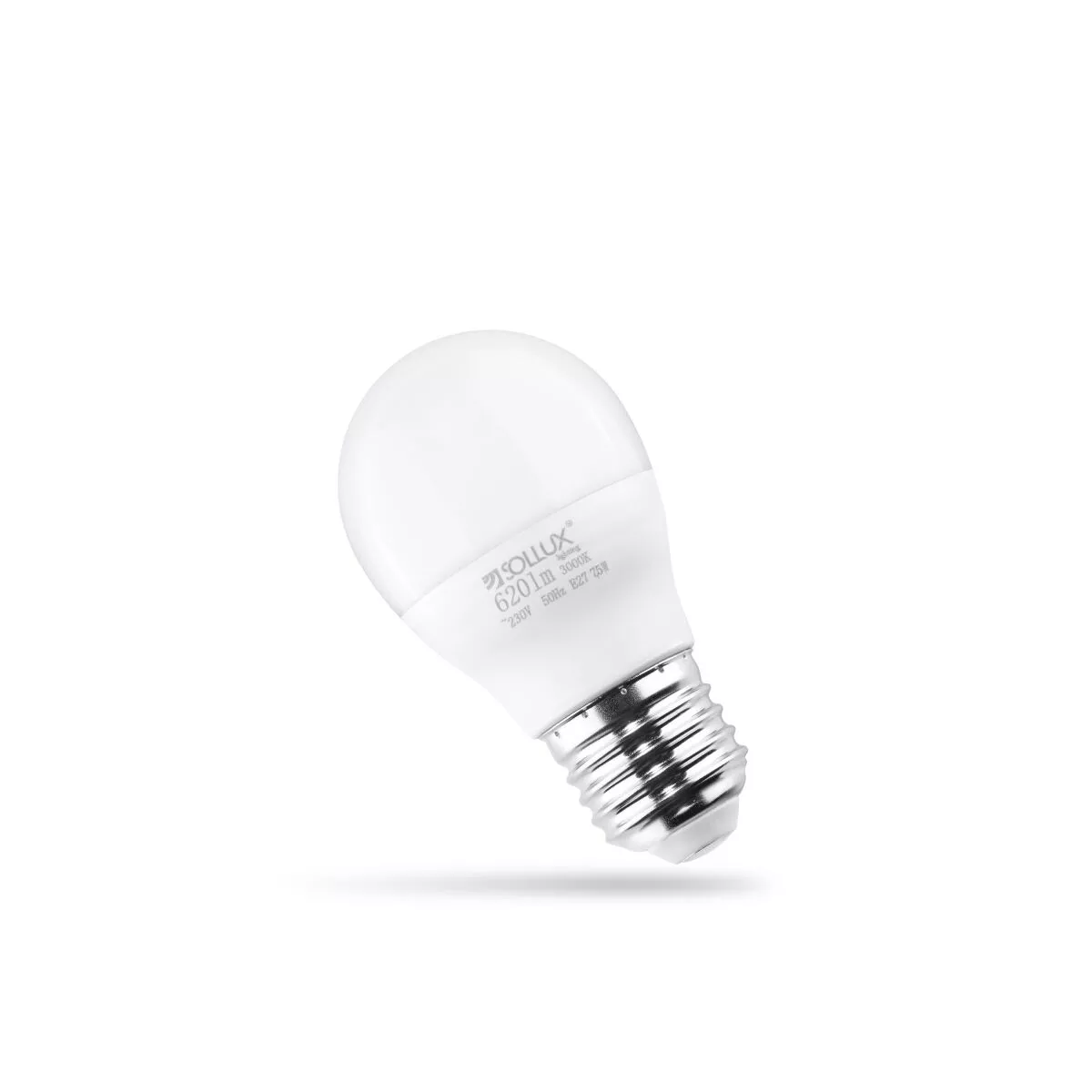 SOLLUX SL.0968 ZAROWKA LED E27 3000K 7,5W 620LM