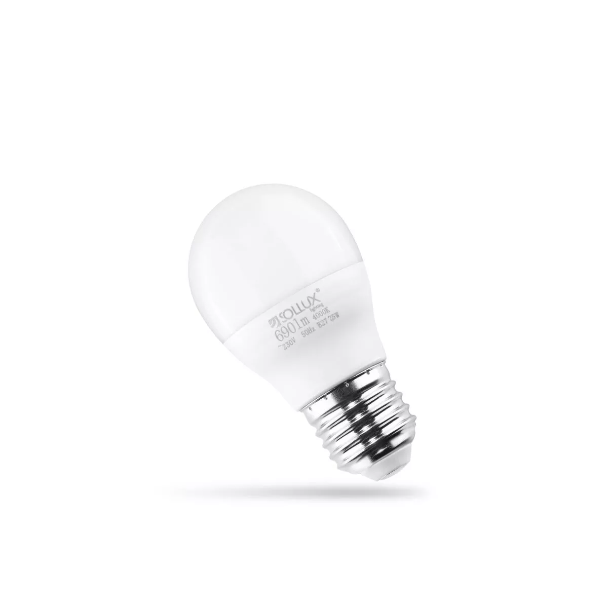 SOLLUX SL.0969 ZAROWKA LED E27 4000K 7,5W 690LM