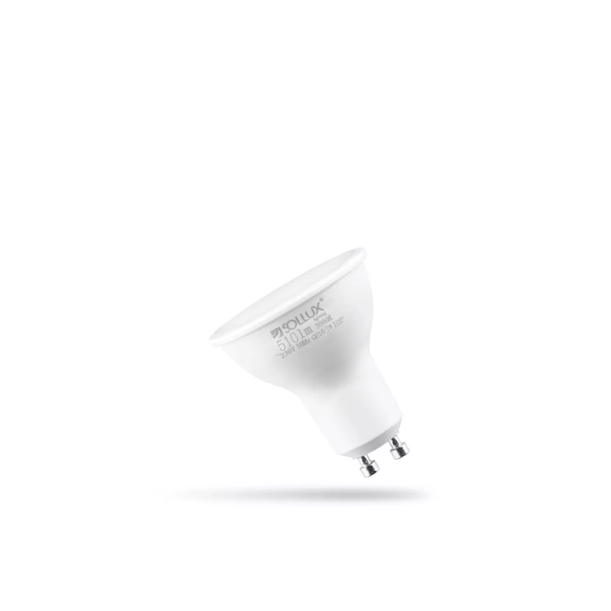 SOLLUX SL.0972 ZAROWKA LED GU10 3000K 7W 510LM