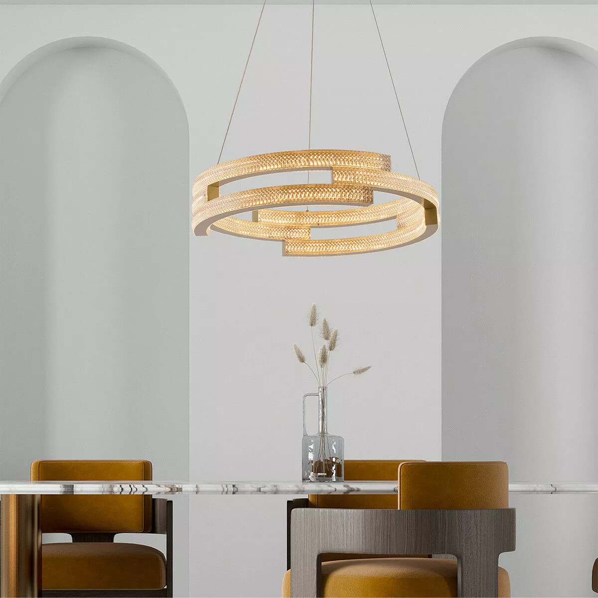Lampa wisząca Tarja złota LED CCT Lampa wisząca Tarja złota LED CCT
