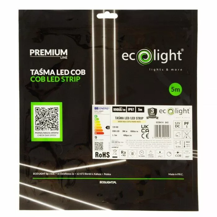 Taśma LED COB